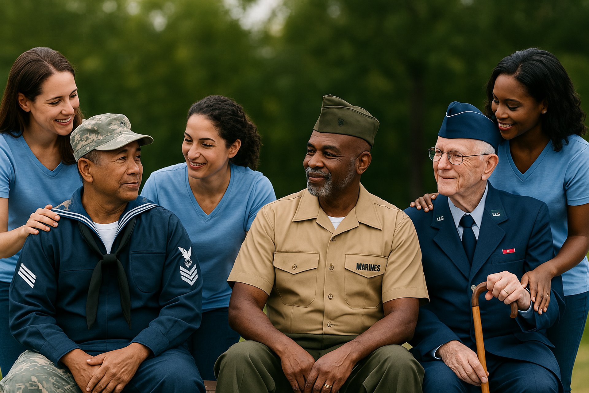 a doctor checking a patient's blood with a stethoscope