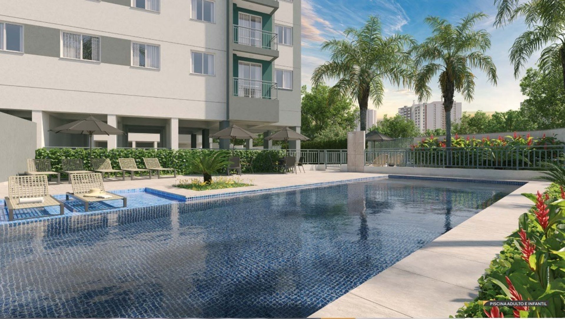 an abstract photo of a curved building with a blue sky in the background