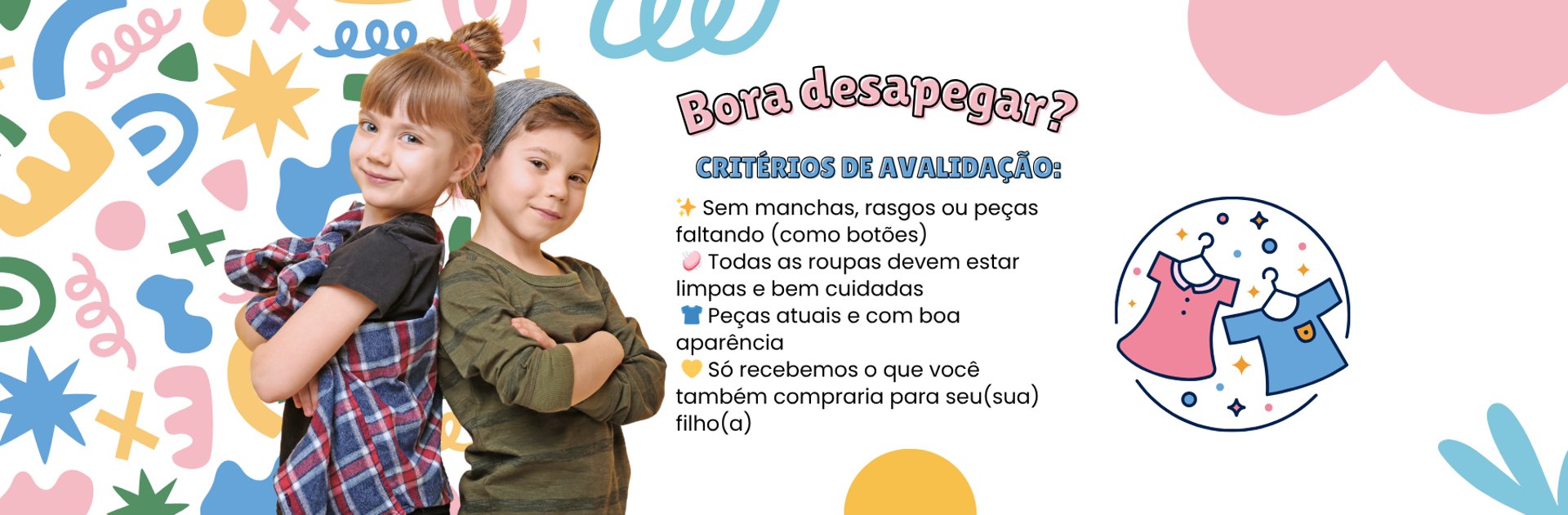 banner brecho infantil sapucaia rs