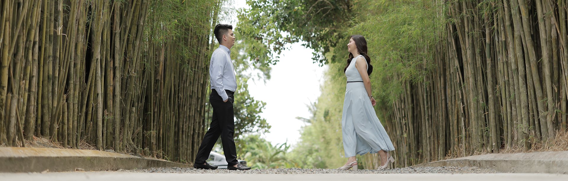 couple wearing silver-colored rings