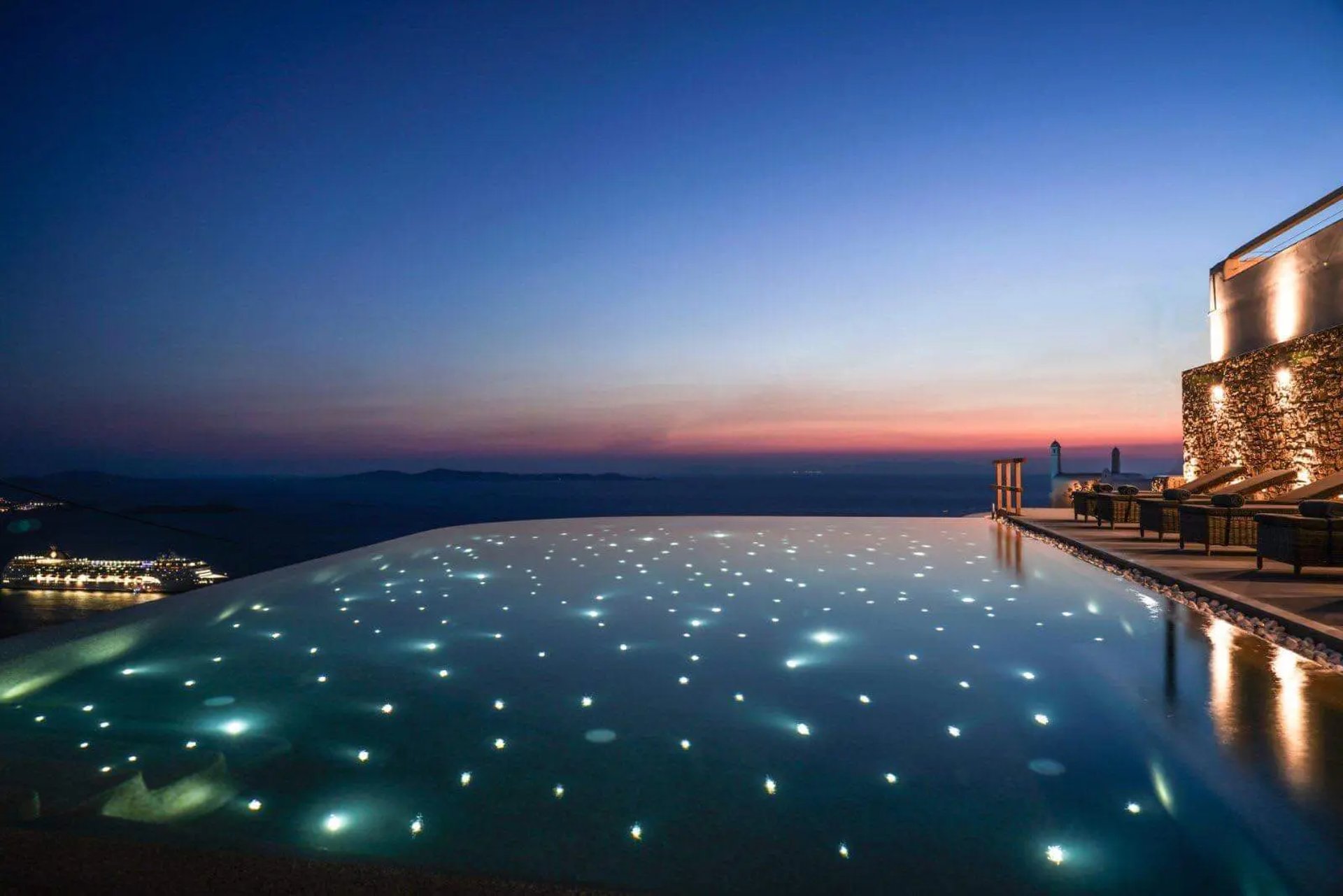 mykonos villa infinity pool - Mykonos private driver