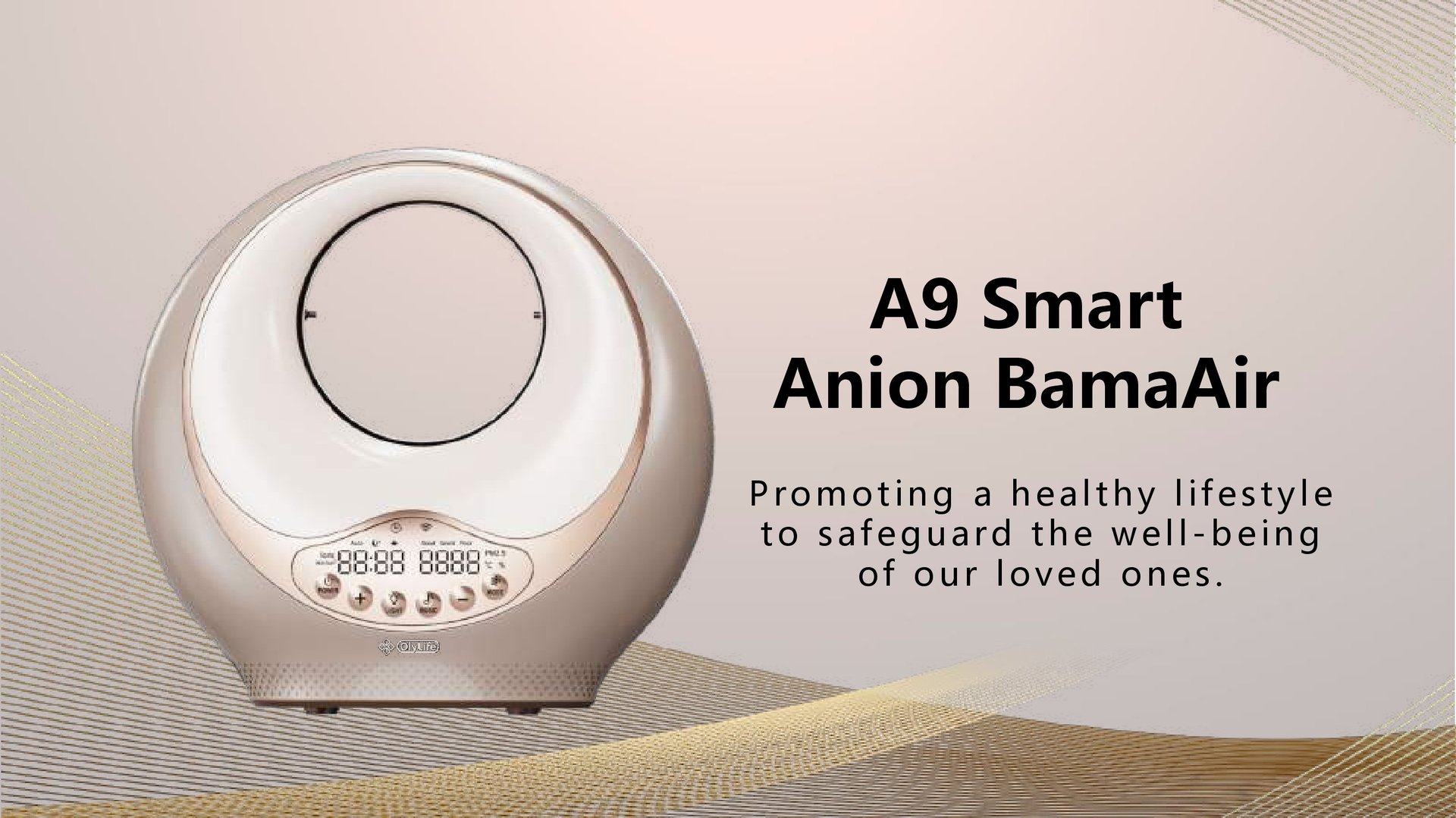 空気清浄機新品未使用OlyLife A9 Smart Anion BamaAir
