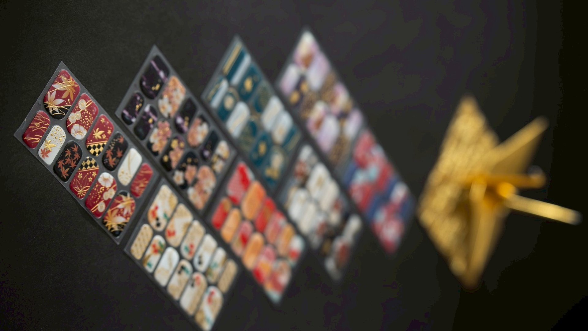 an abstract photo of a curved building with a blue sky in the background