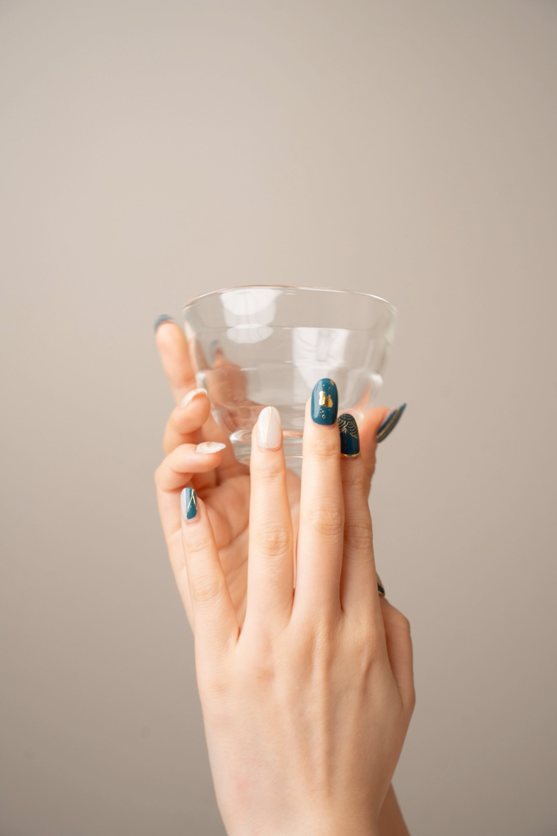 an abstract photo of a curved building with a blue sky in the background
