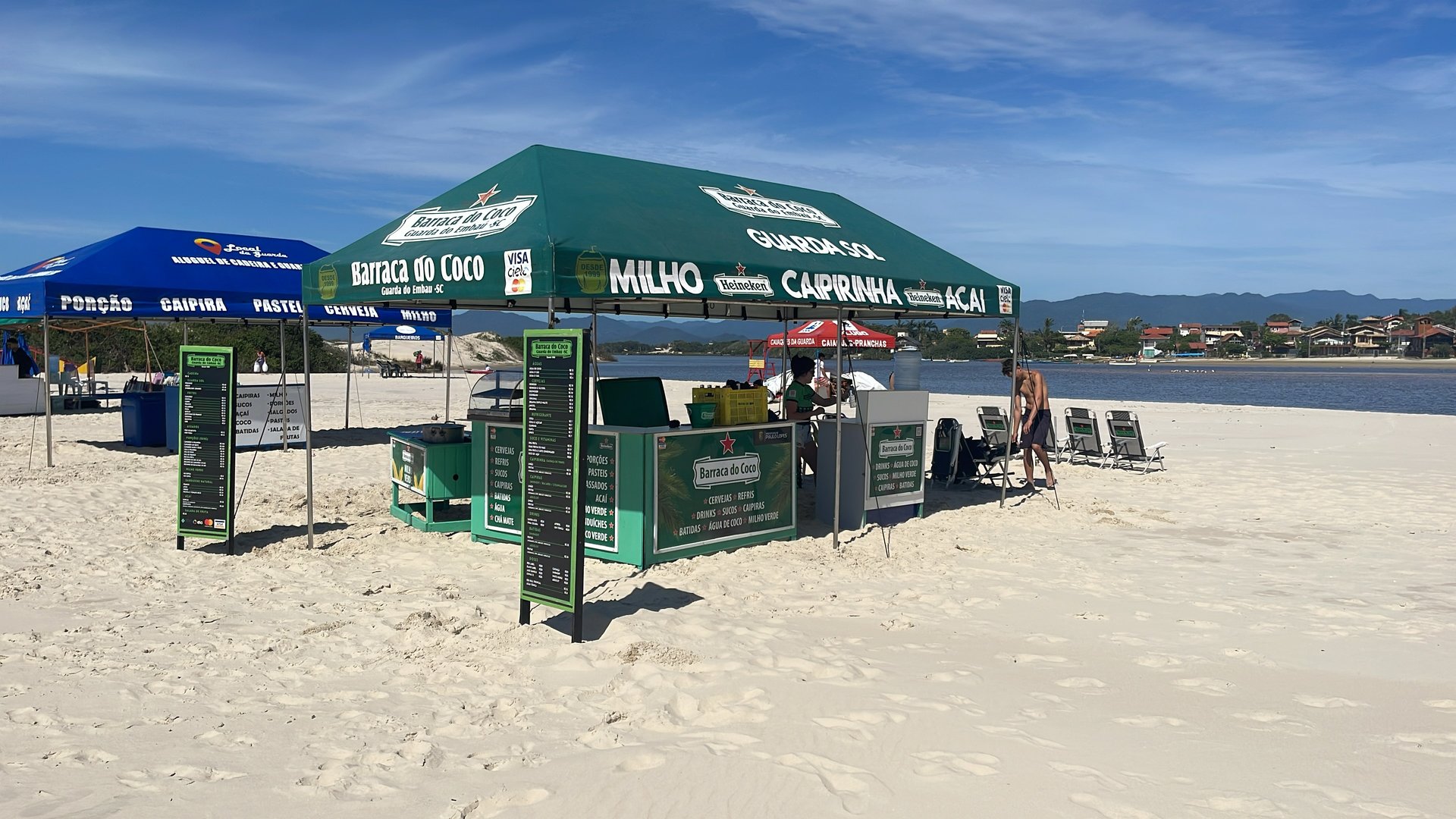 woman wearing yellow long-sleeved dress under white clouds and blue sky during daytime
