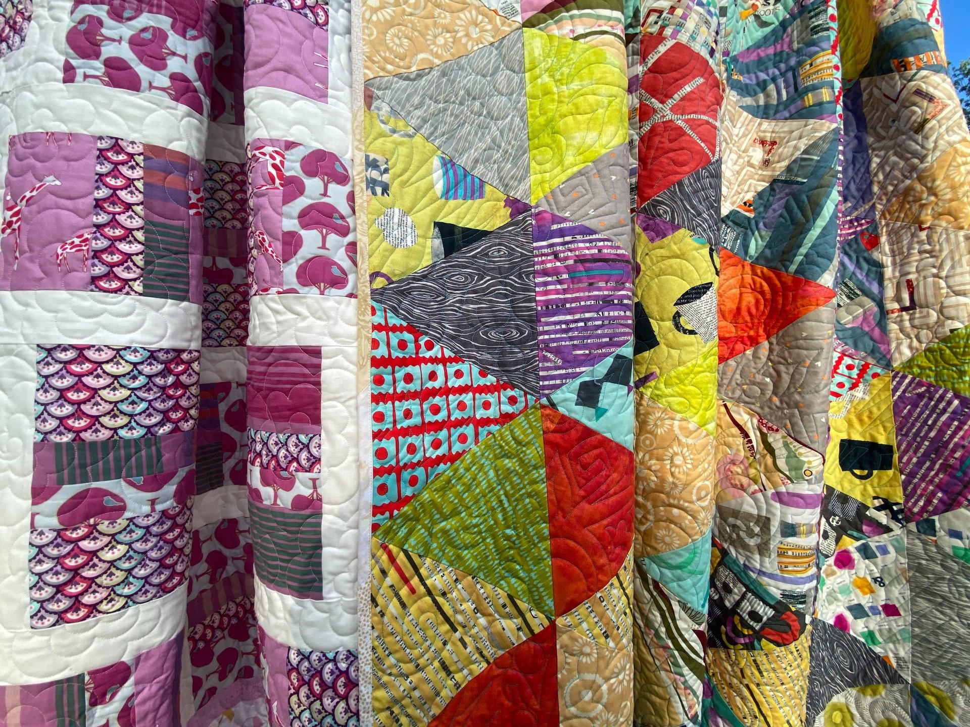 a group of colorful objects
