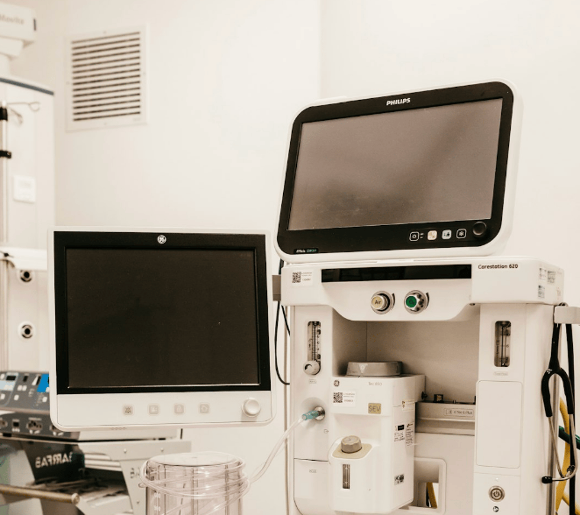 a machine with a screen