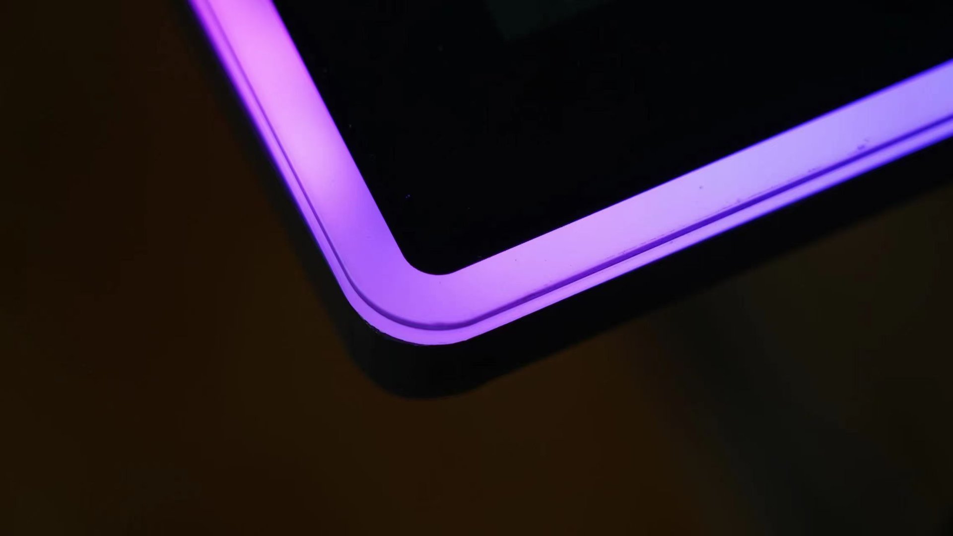 ClaraTech Elite Halo LED monitor with addressable RGB lighting for premium casino gaming and OEM integration.