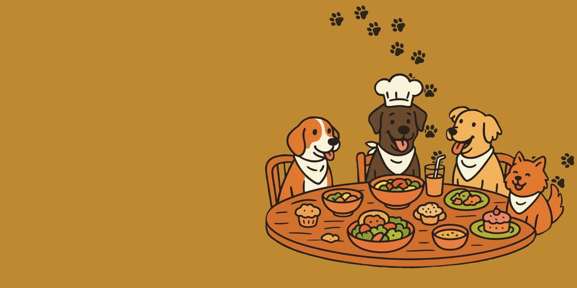 Dog happily enjoys a slice of watermelon.