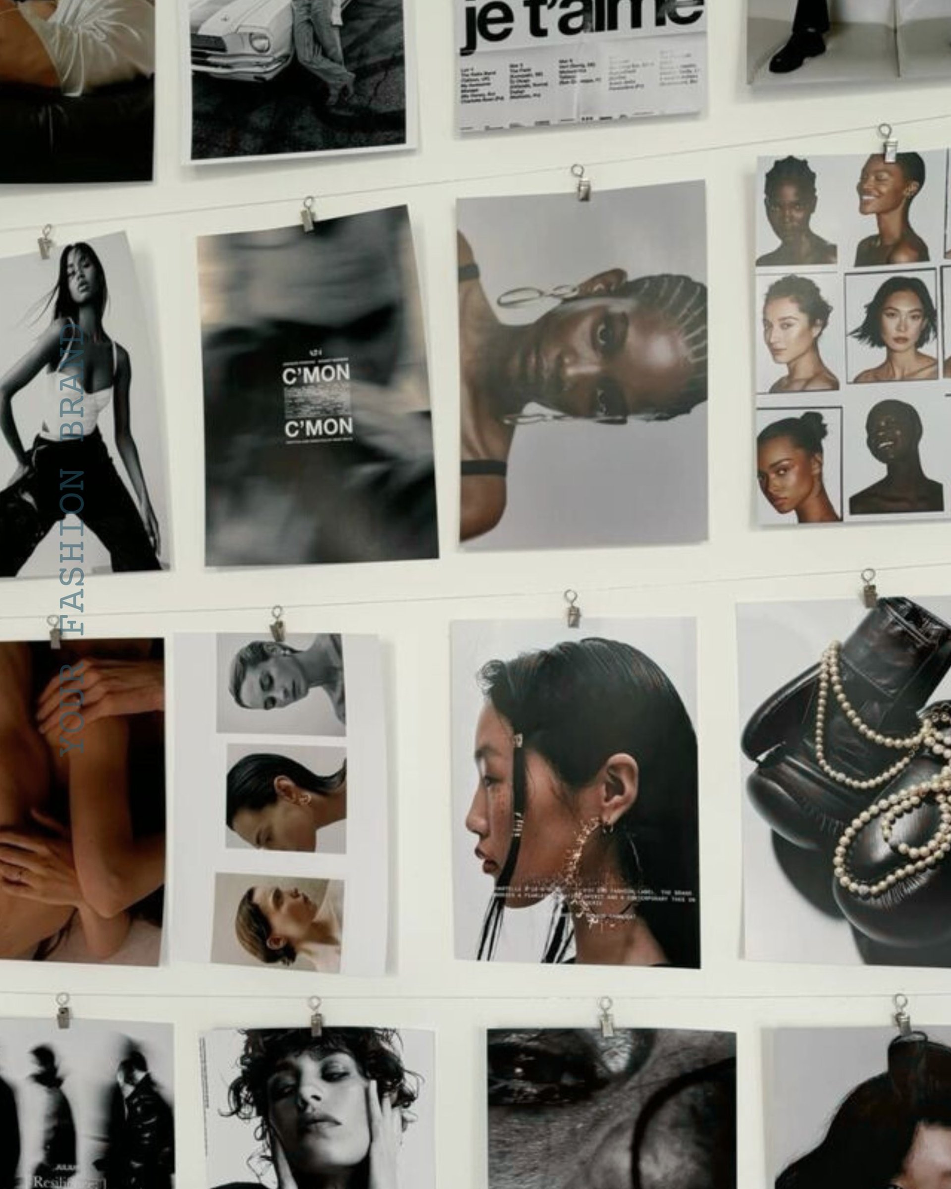 a store window with a sign that says f f k fast fashion