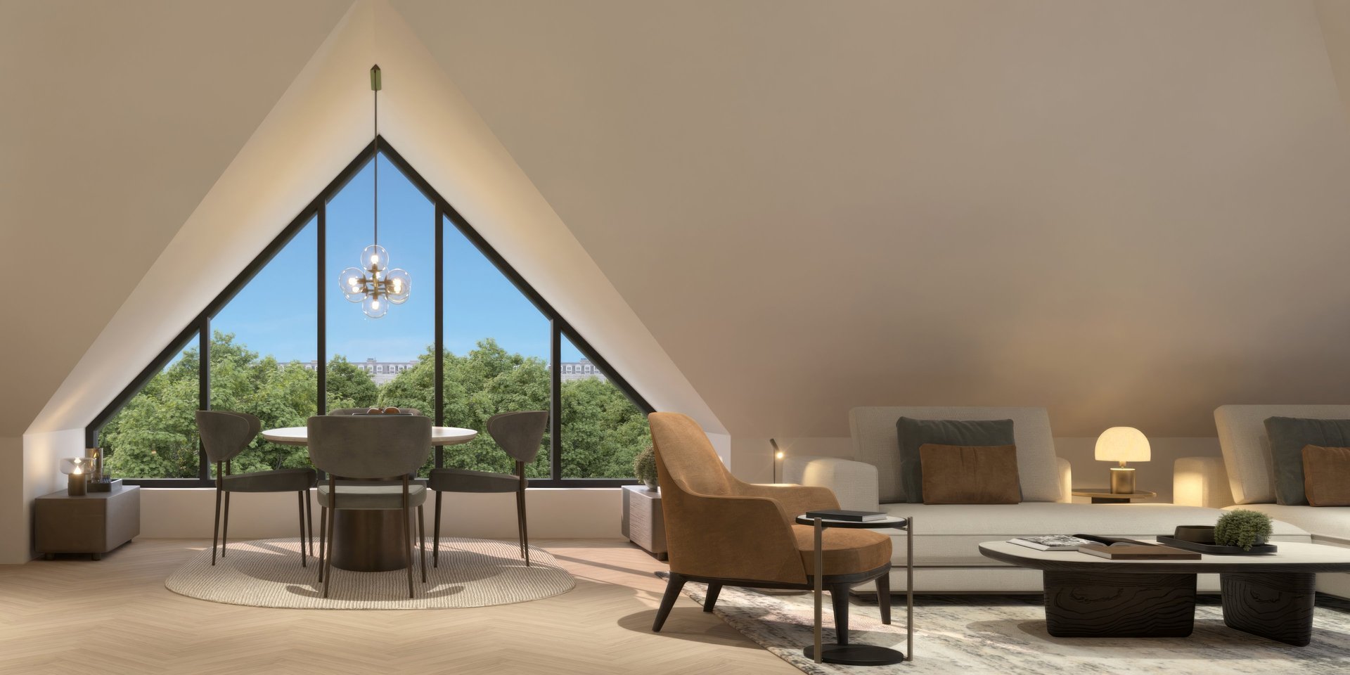 white and grey concrete building near swimming pool under clear sky during daytime