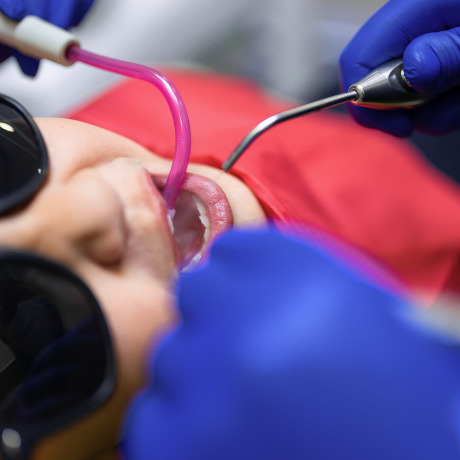 Criança no dentista em são Matesu do Sul - GT Odontologia