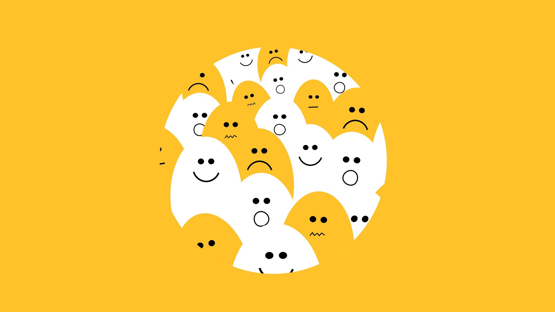 an abstract photo of a curved building with a blue sky in the background