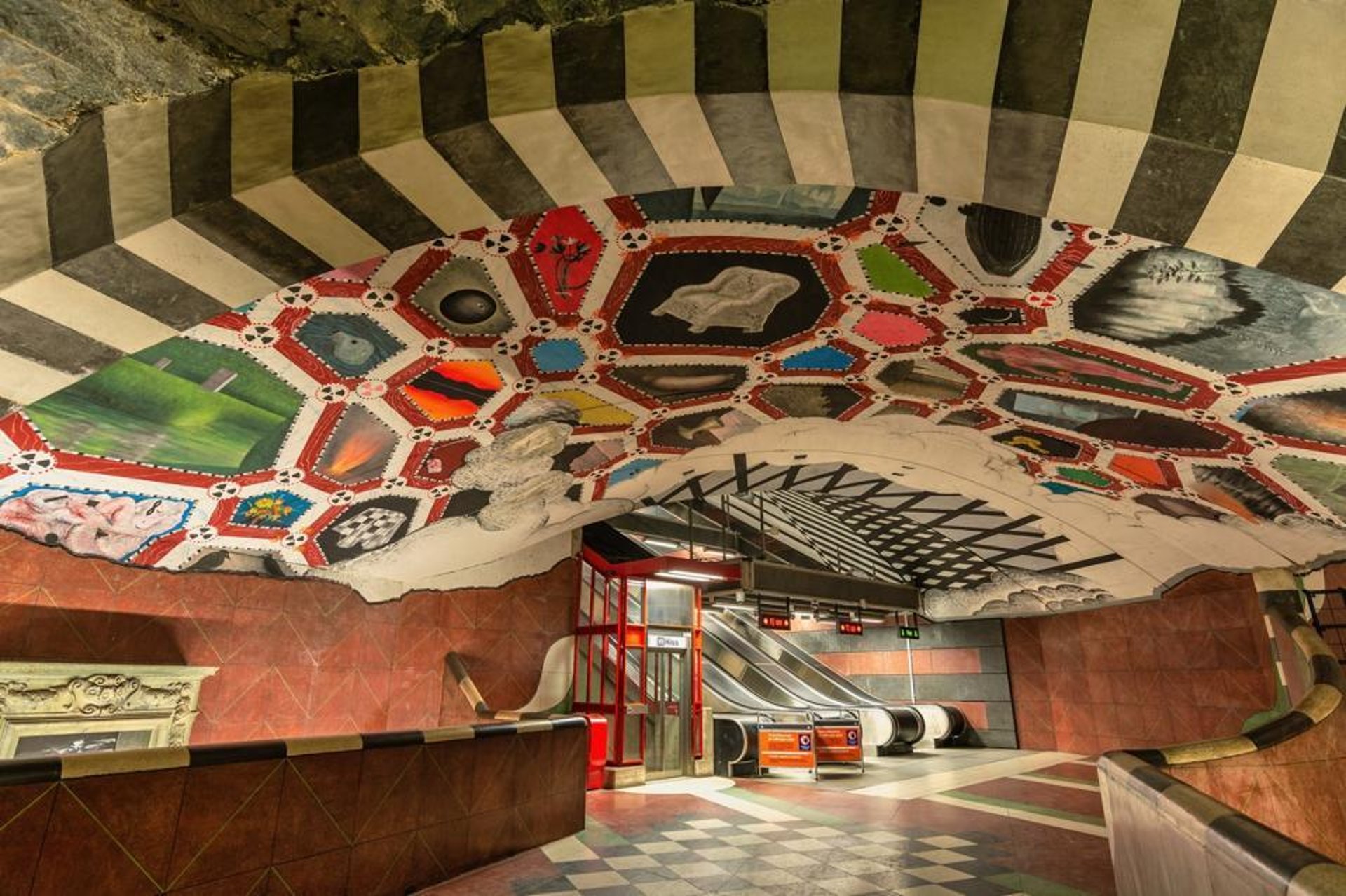 black blue and yellow textile