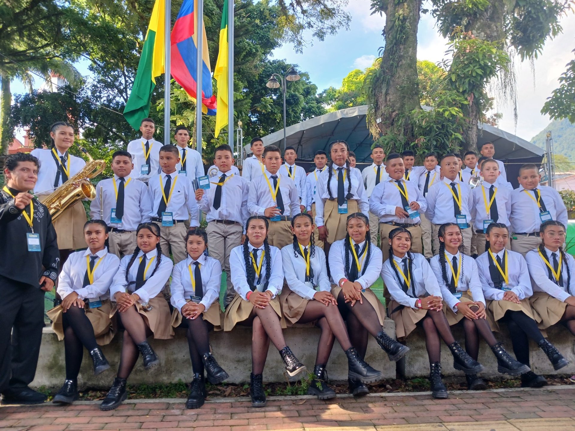 black blue and yellow textile