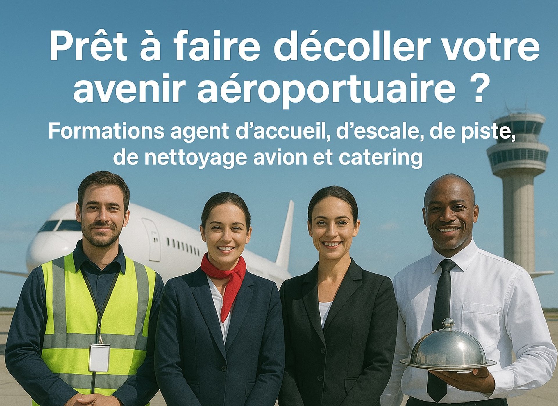 white and blue airplane about to fly at the airport