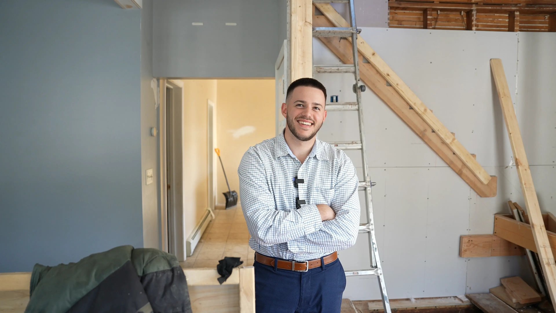 Matthew Mandeville - Real Estate Agent in North Providence RI at a property showing site