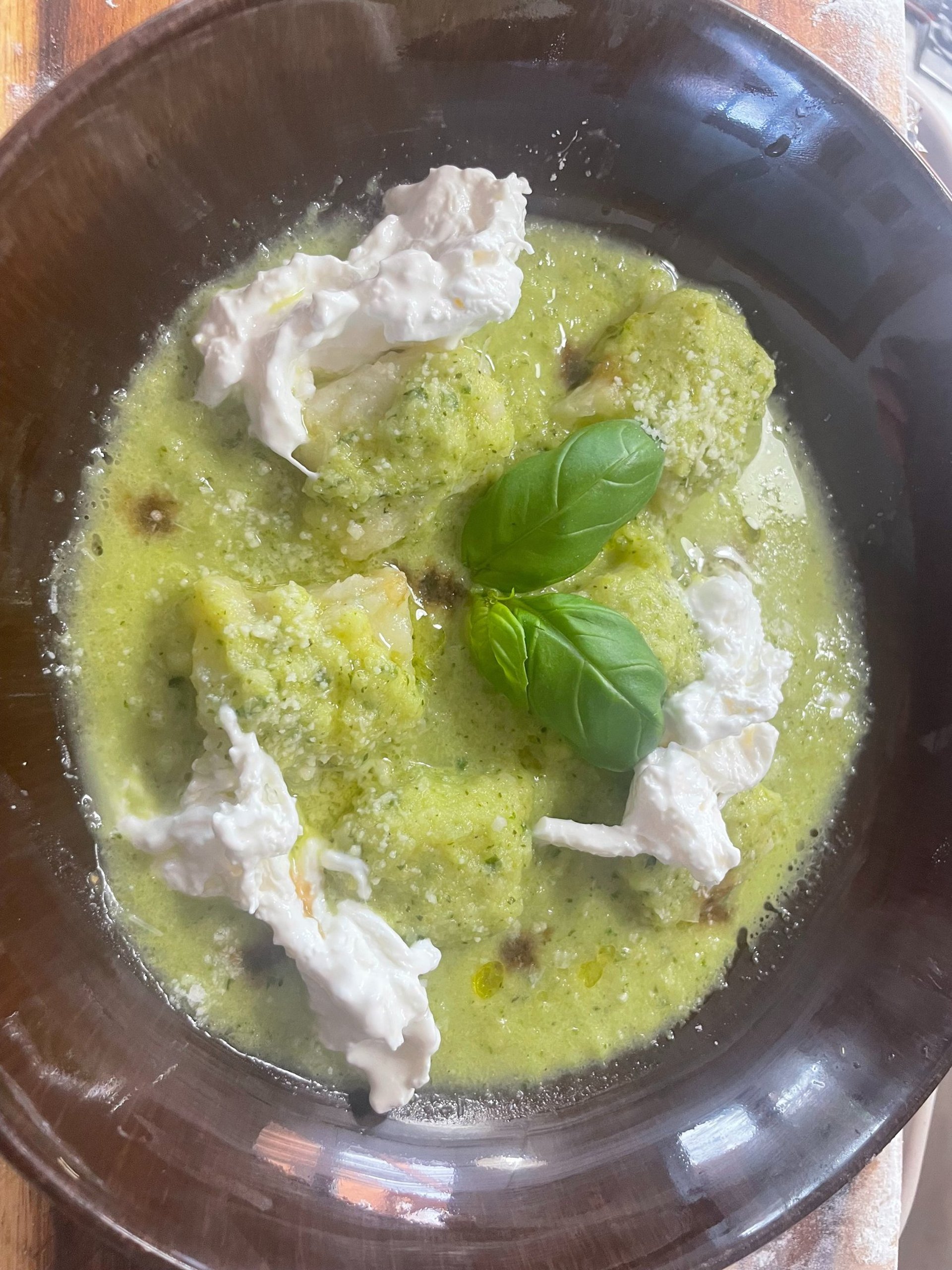 Broccoli dissected and displayed