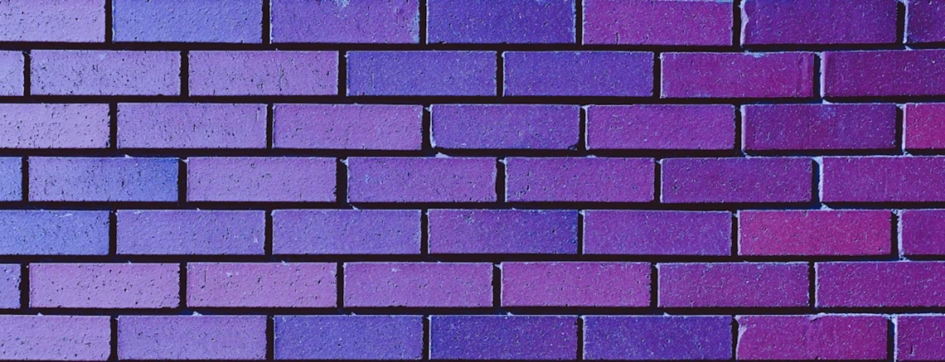 Clean purple brick wall
