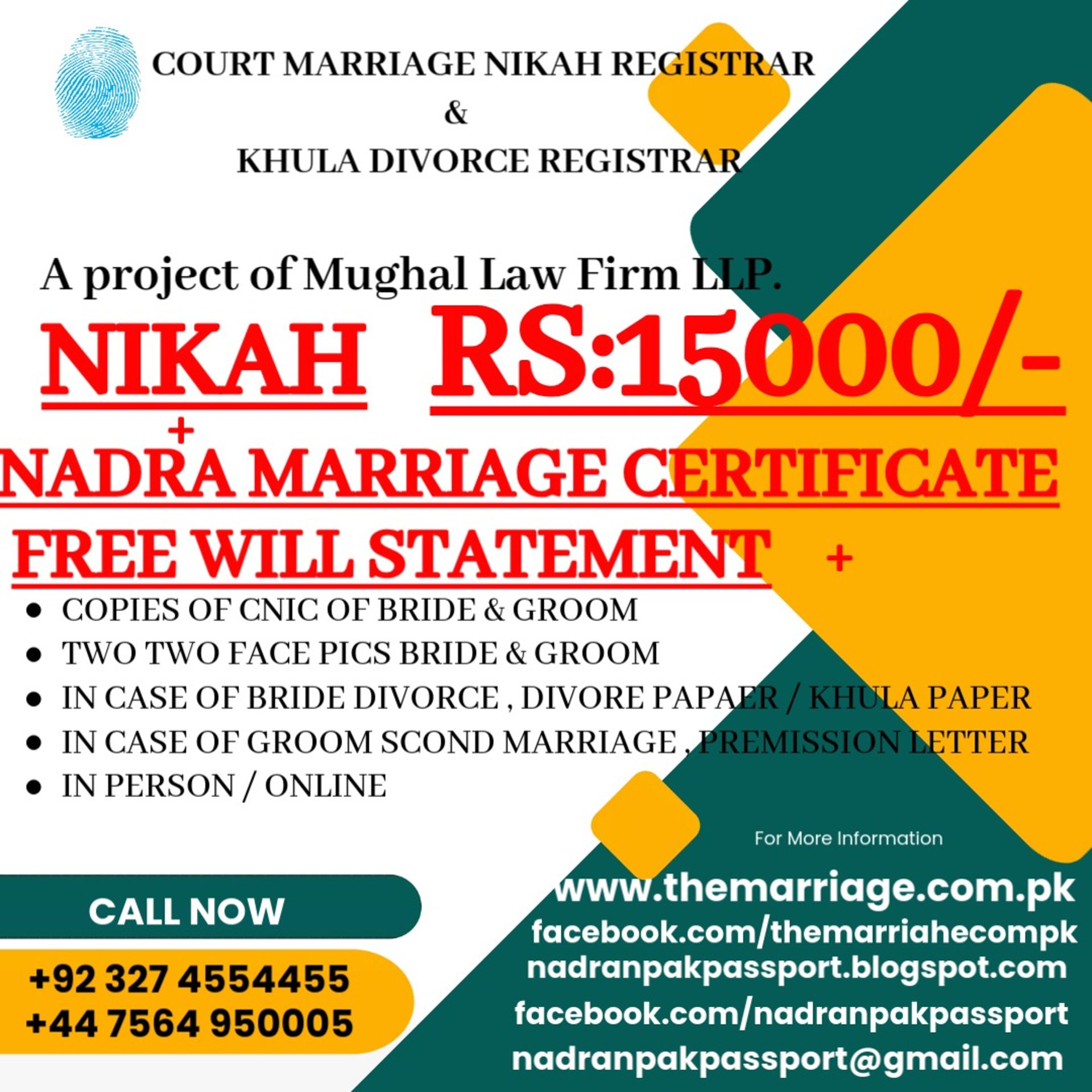 Court Marriage Registration