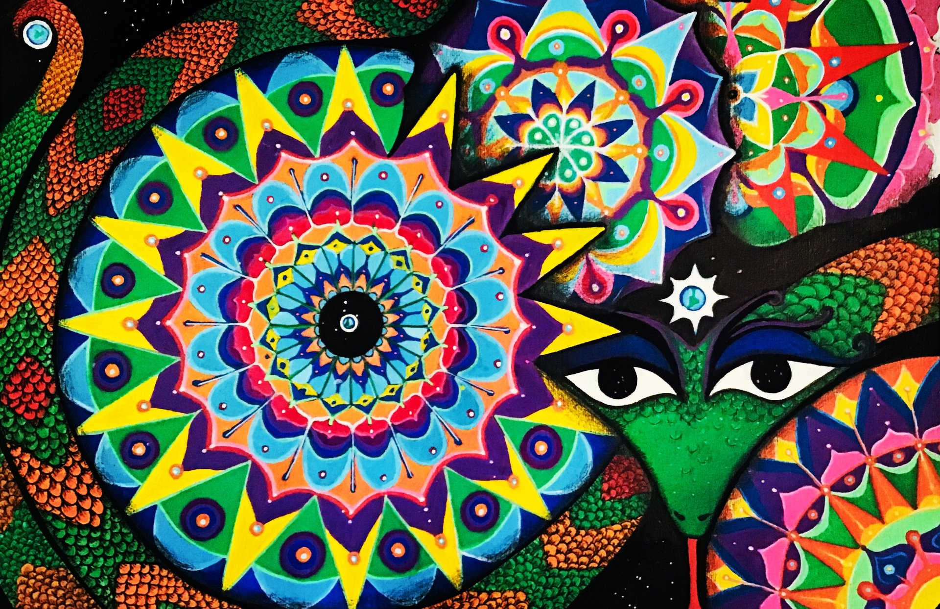 black blue and yellow textile