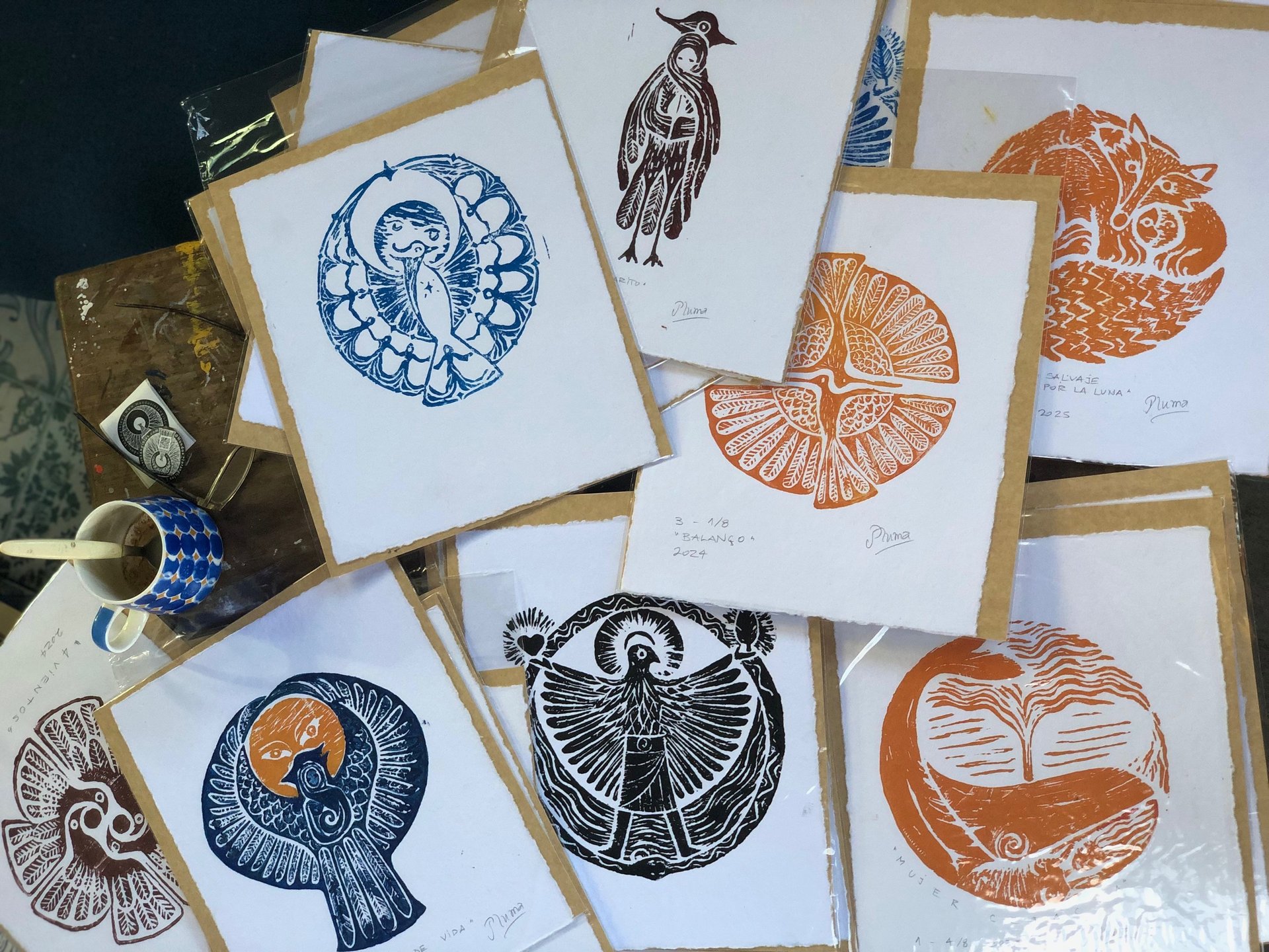 an abstract photo of a curved building with a blue sky in the background