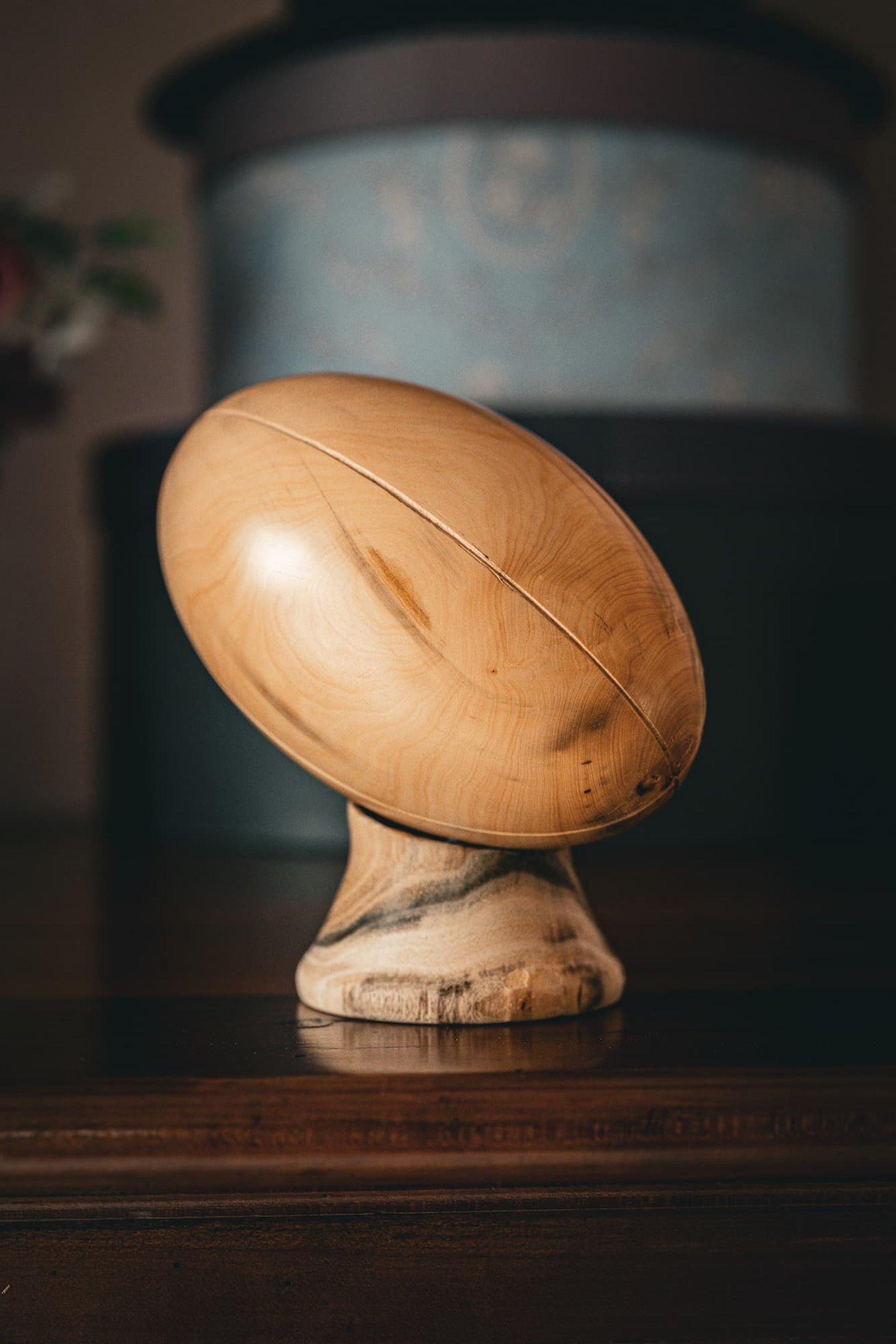 ballon rugby en buis