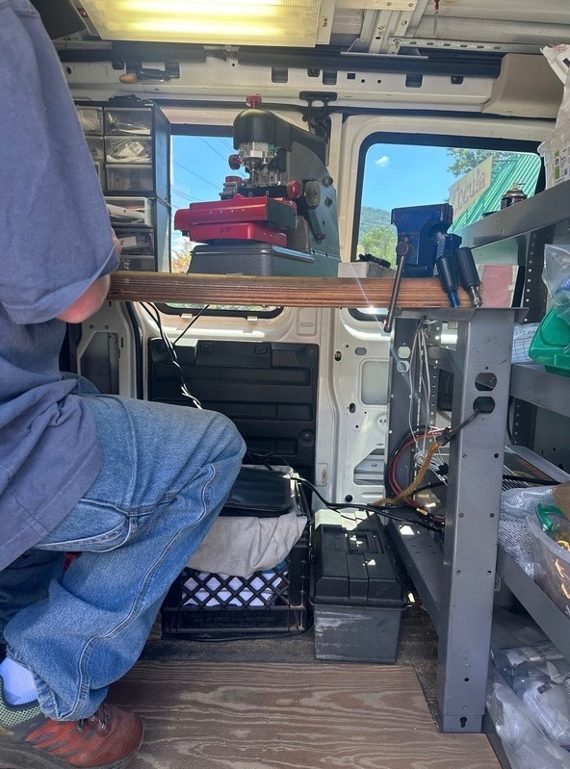 Locksmith in Asheville Locksmith Now van fixing an ignition in Swannanoa, NC