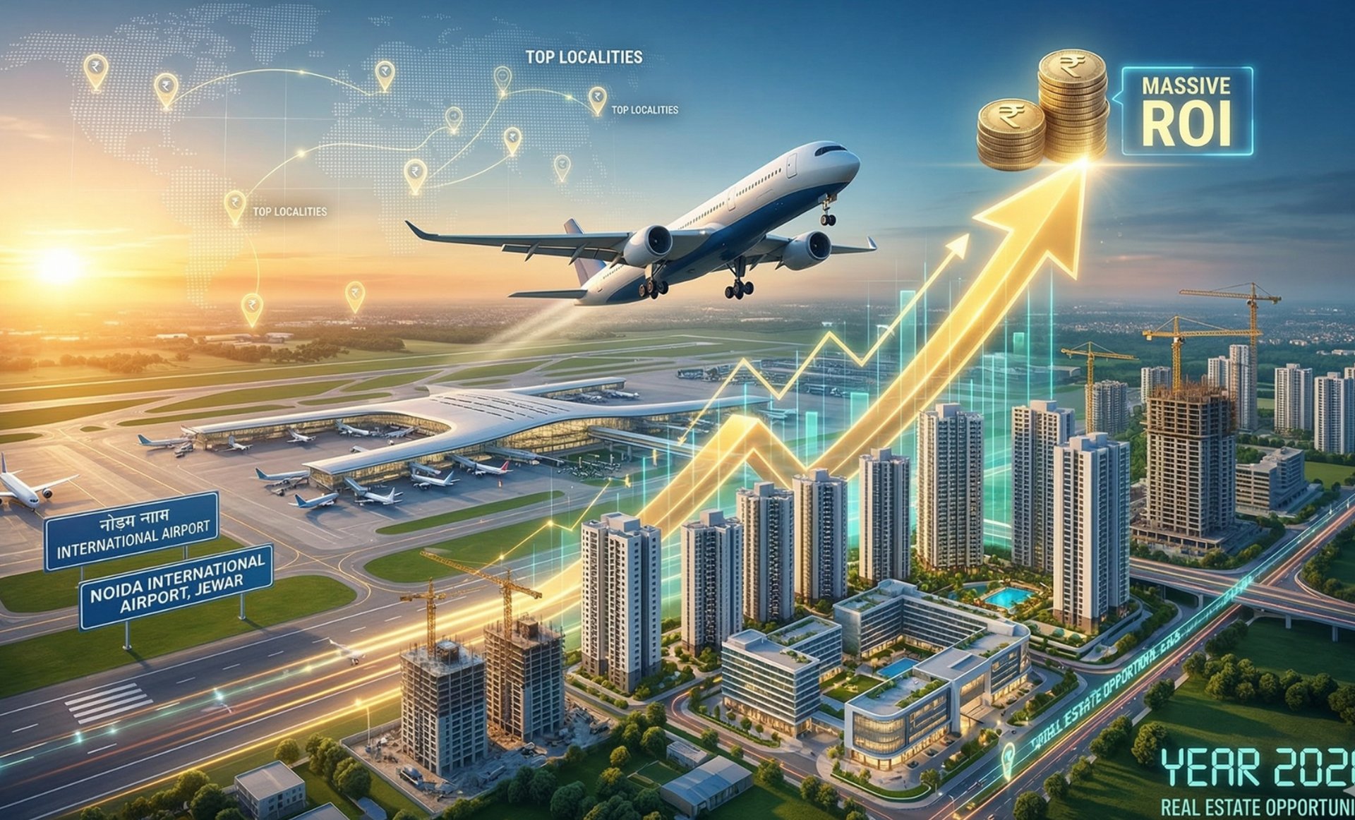 Jewar Airport Real Estate Boom: Top Localities to Invest for Massive ROI in 2026