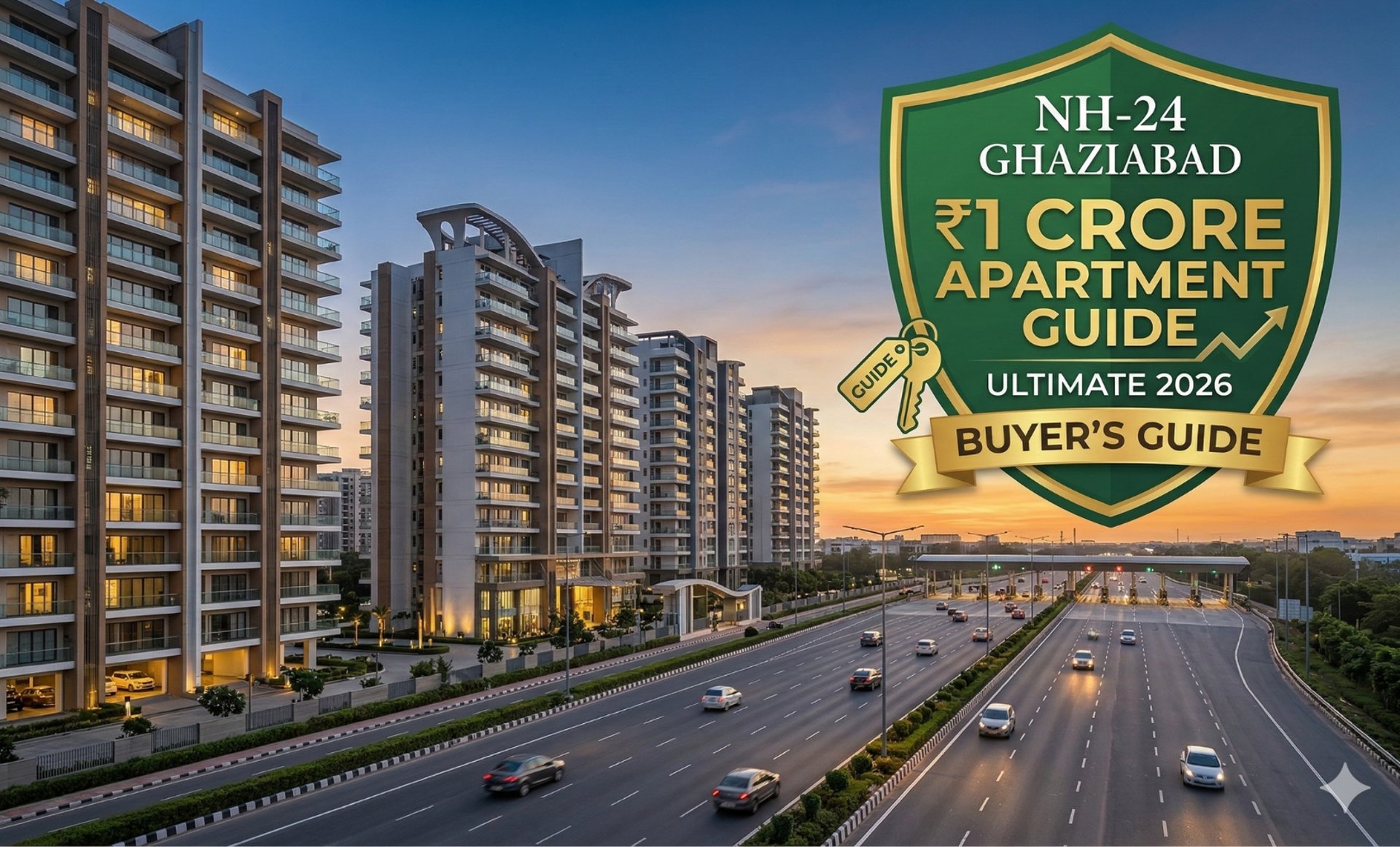 Top Premium Apartments Under ₹1 Crore on NH-24, Ghaziabad: The Ultimate 2026 Buyer's Guide