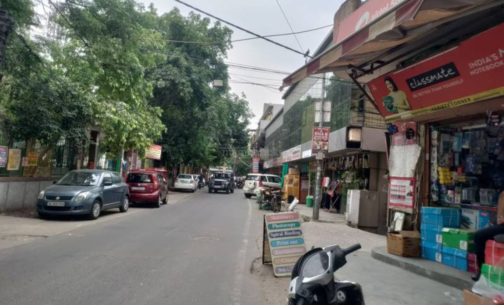 a view of a city from a high rise building