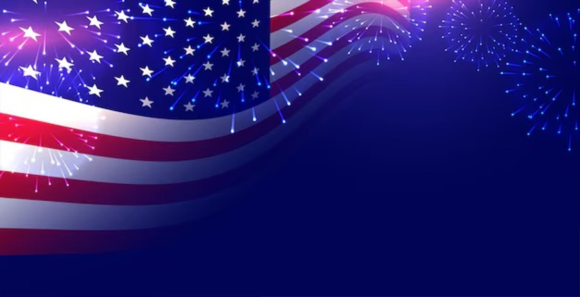 an american flag hanging on a wall