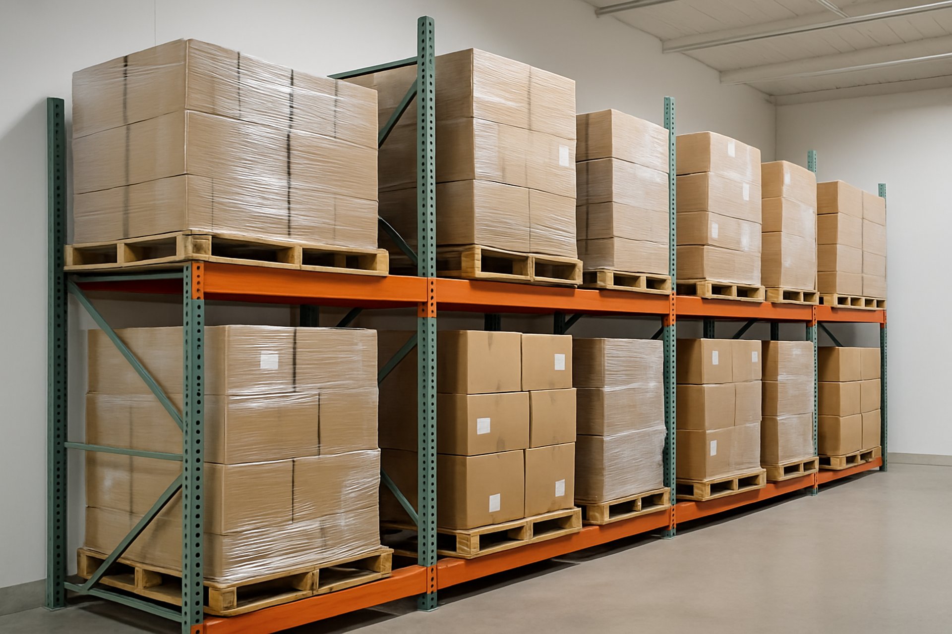 brown cardboard boxes on white floor tiles