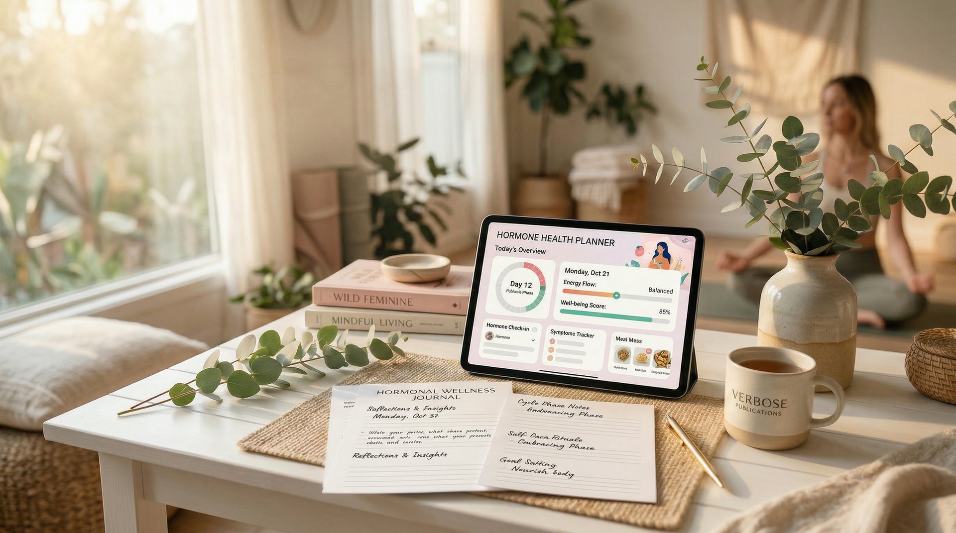 a cup of coffee sitting on top of a book