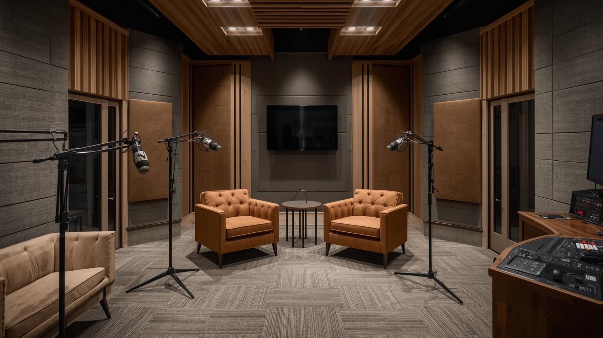 expert acoustic consulting and soundproofing solutions podcast studio