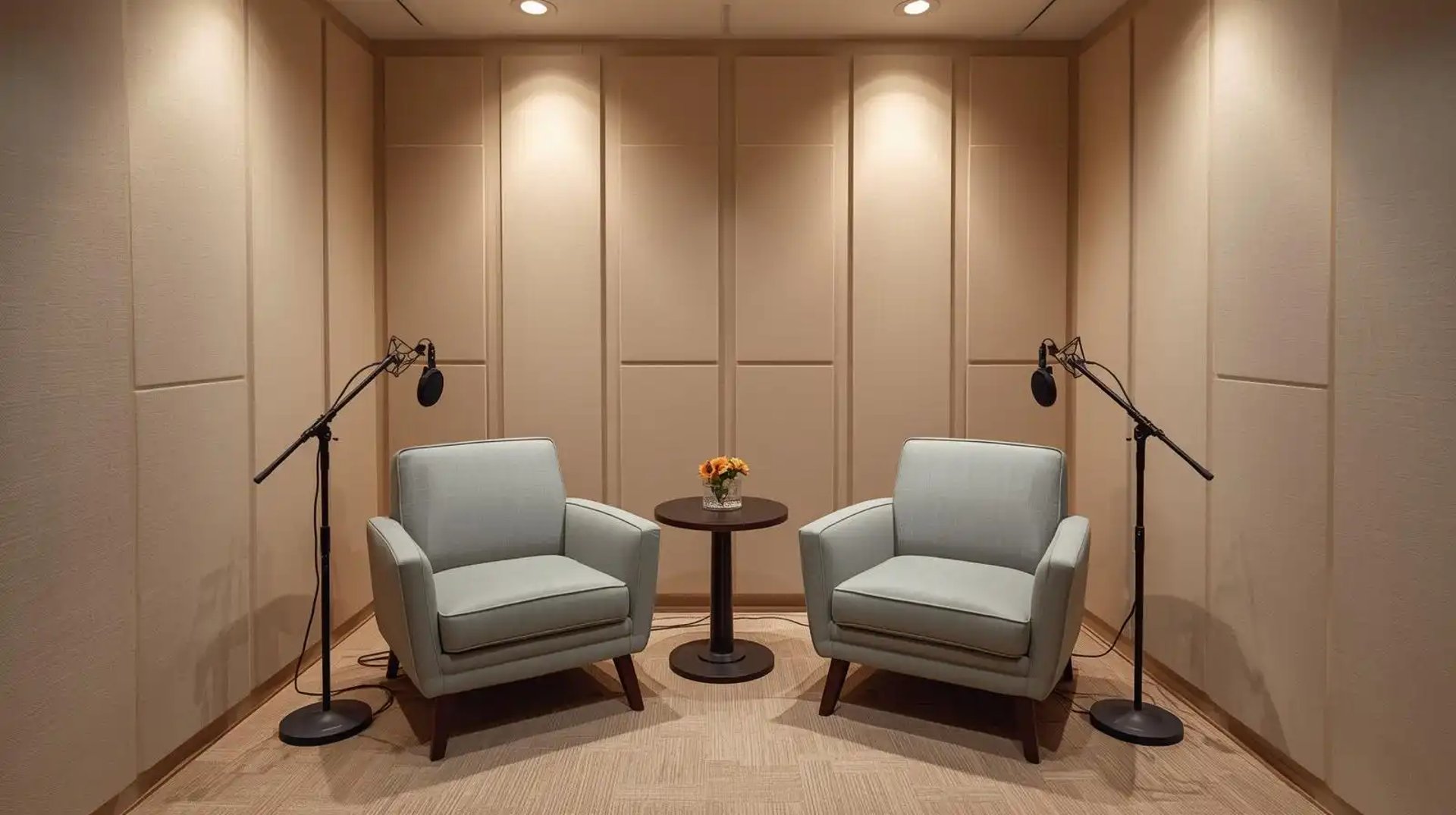 podcast studio by digi acoustics