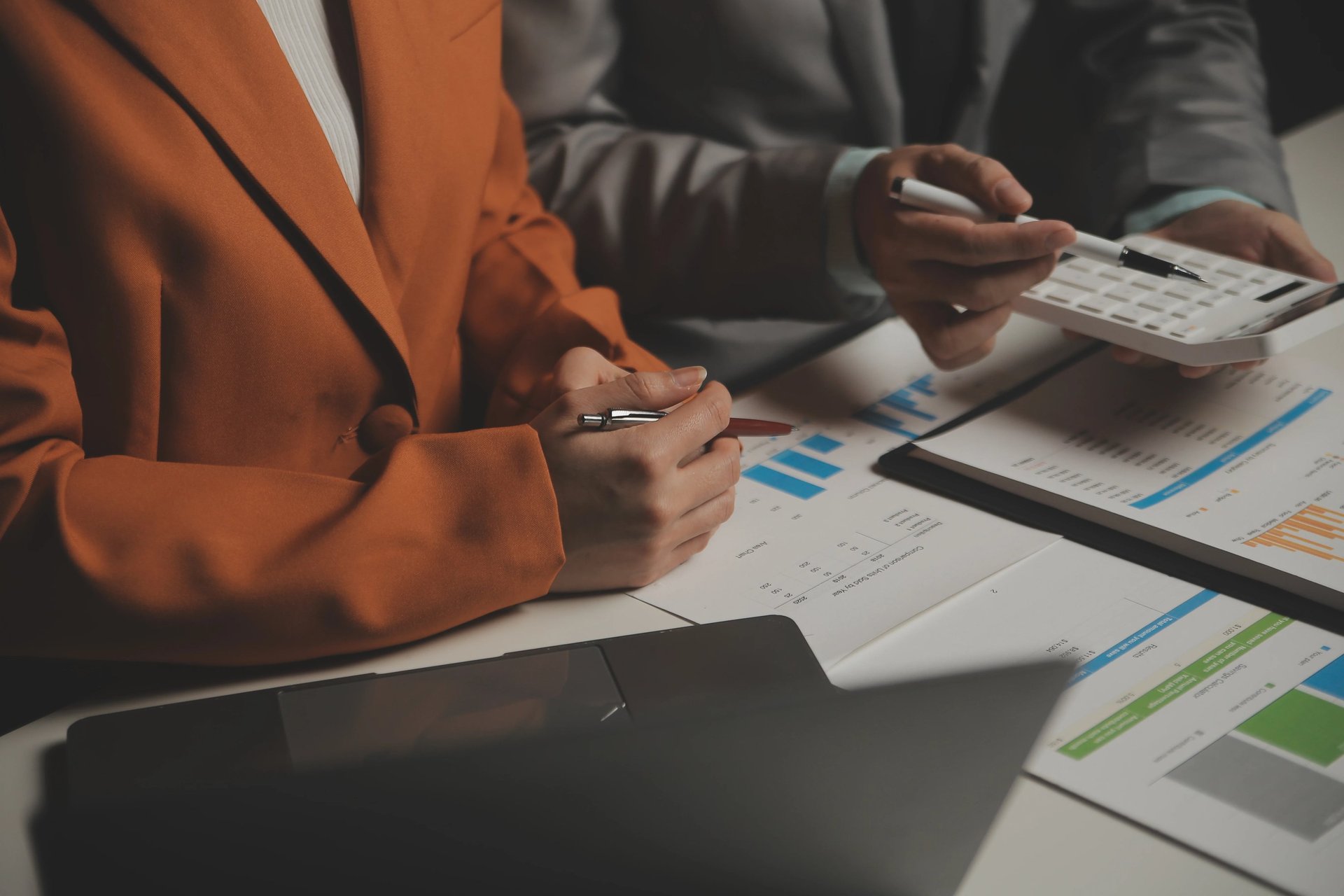 black and blue laptop computer