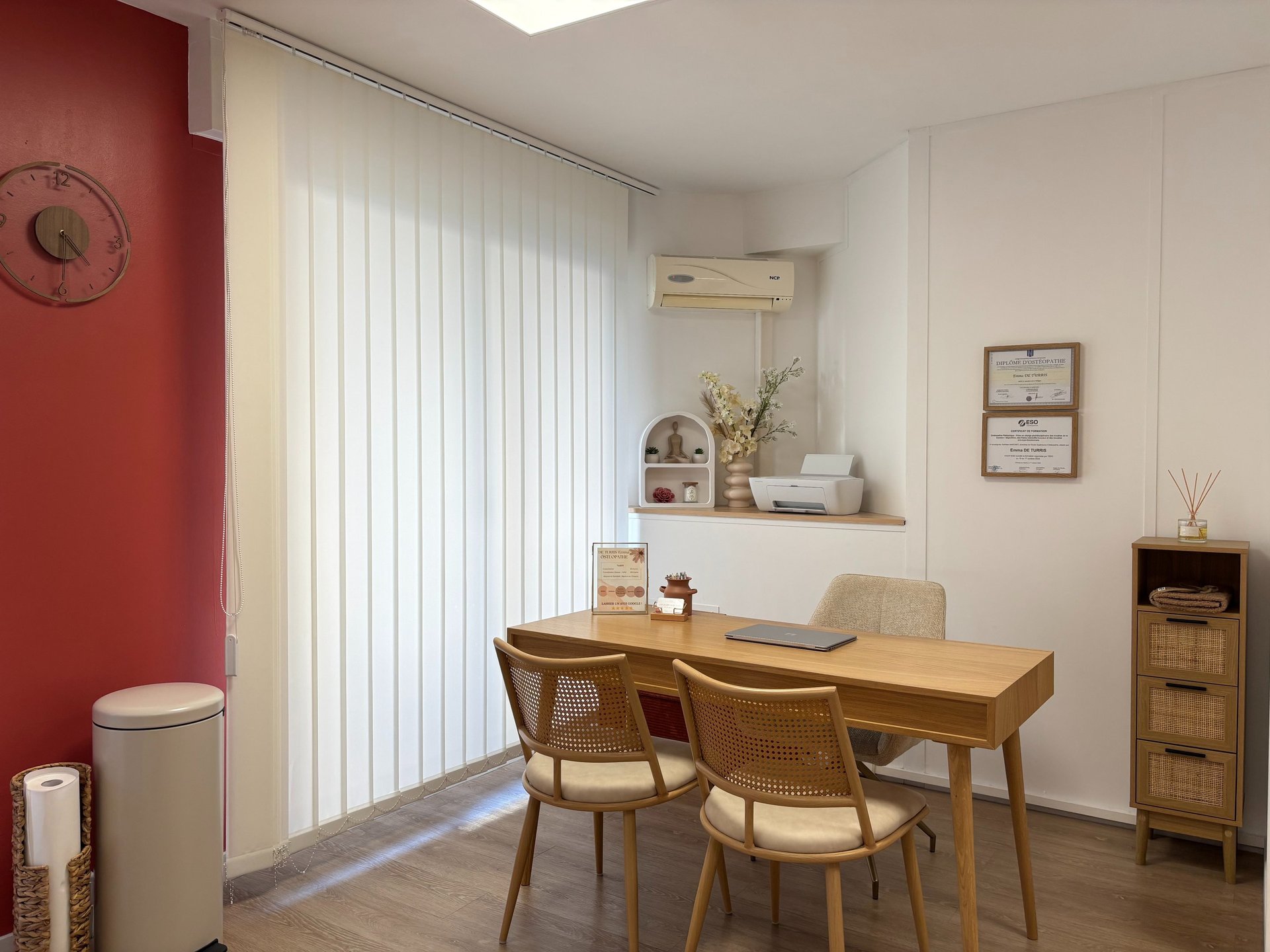an abstract photo of a curved building with a blue sky in the background