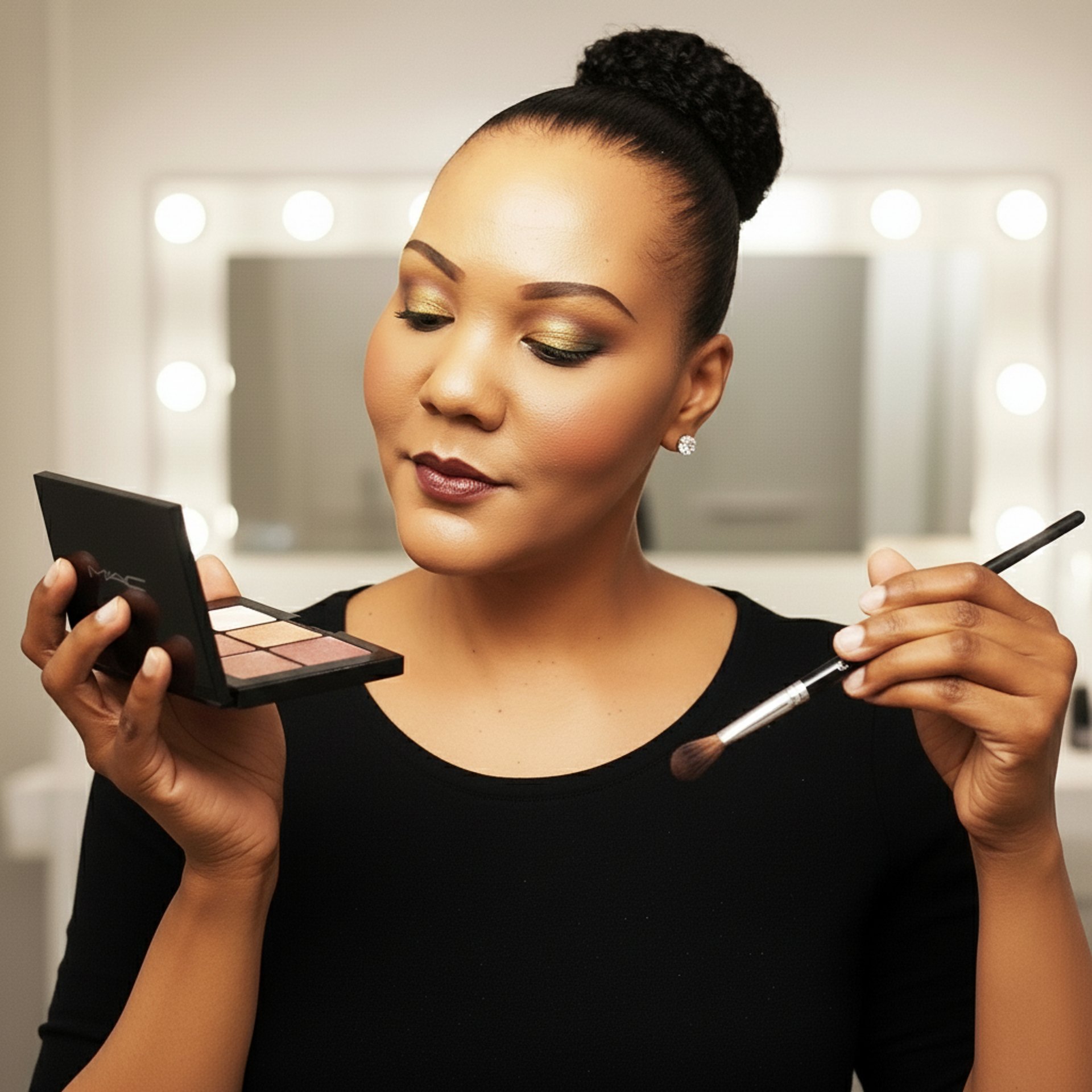 an abstract photo of a curved building with a blue sky in the background