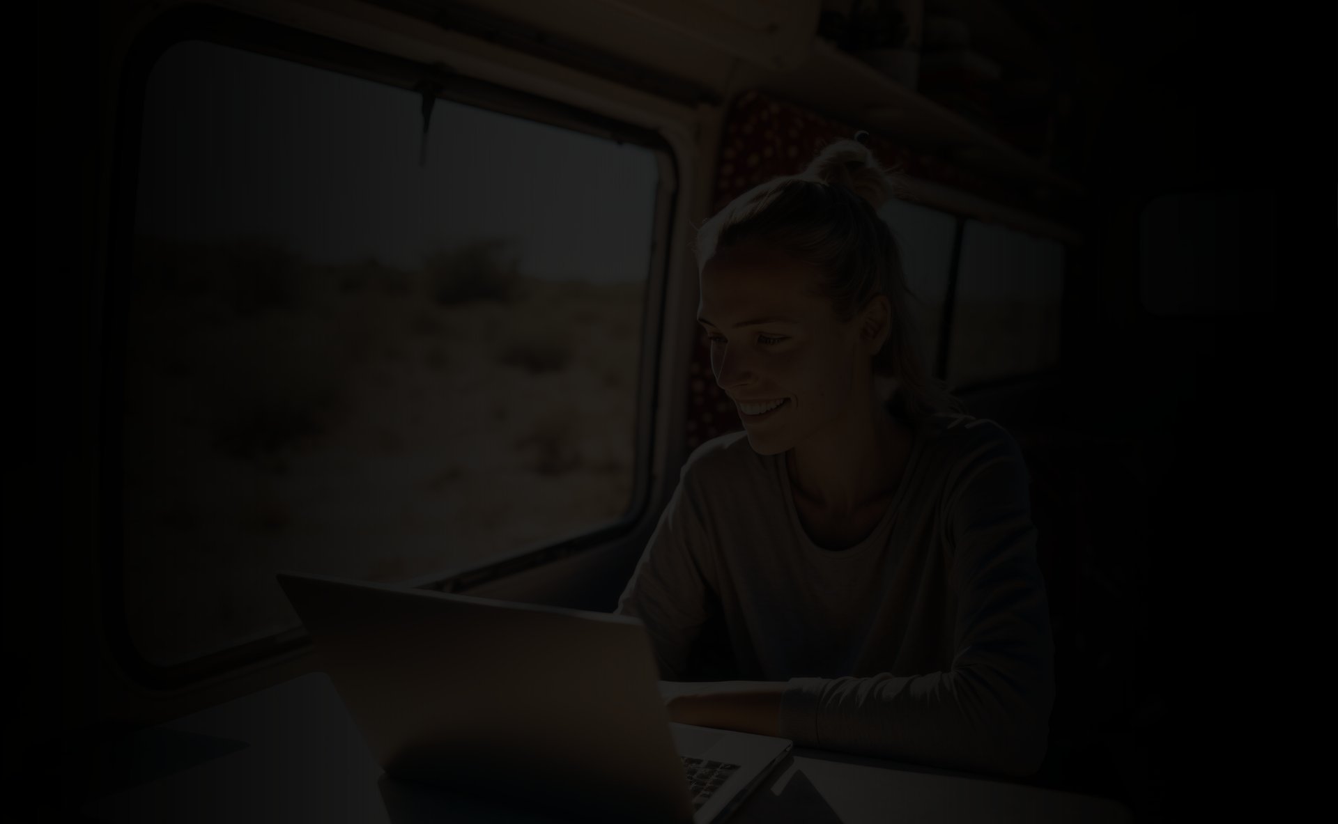 a person using a laptop