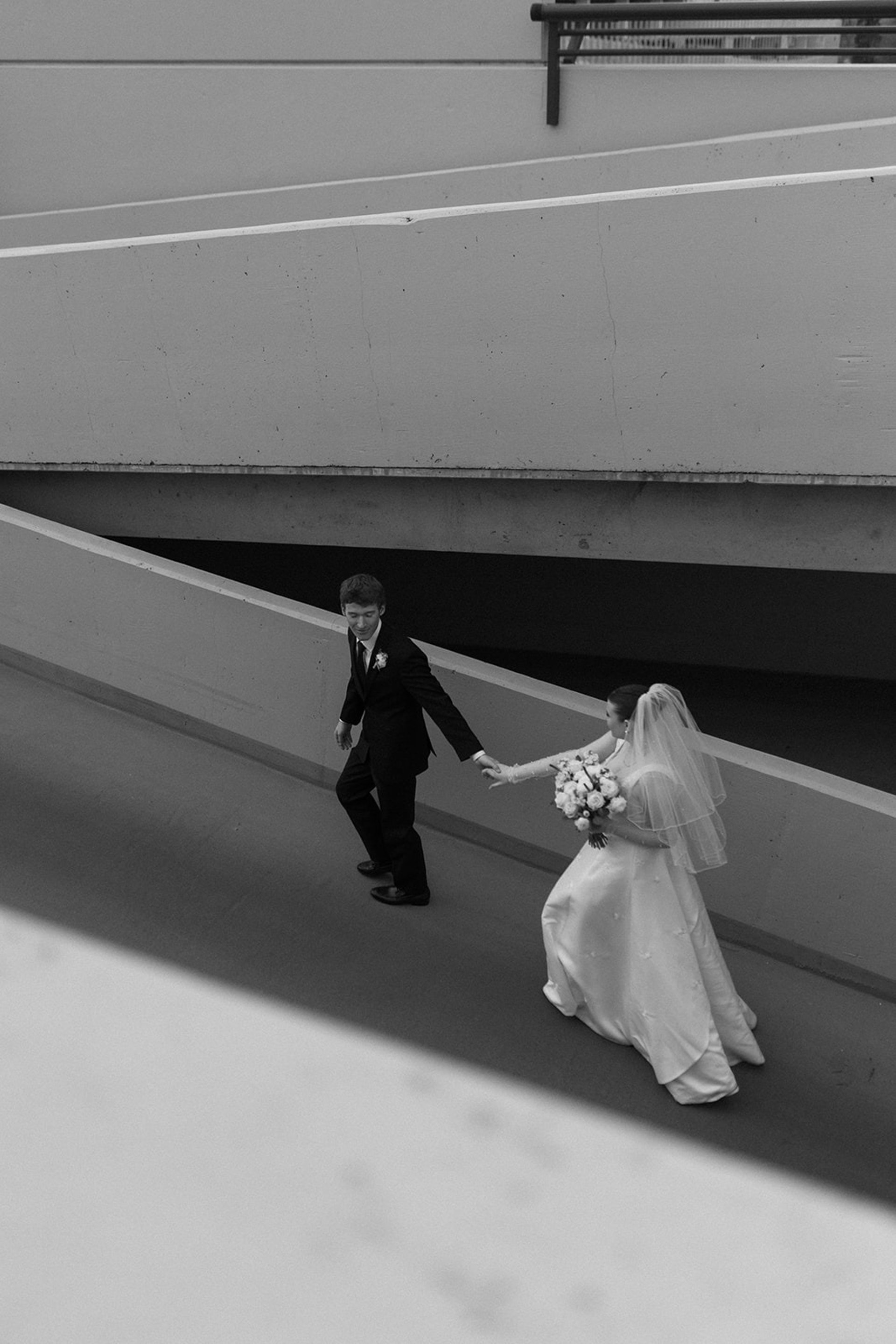 white wooden staircase with white wooden railings