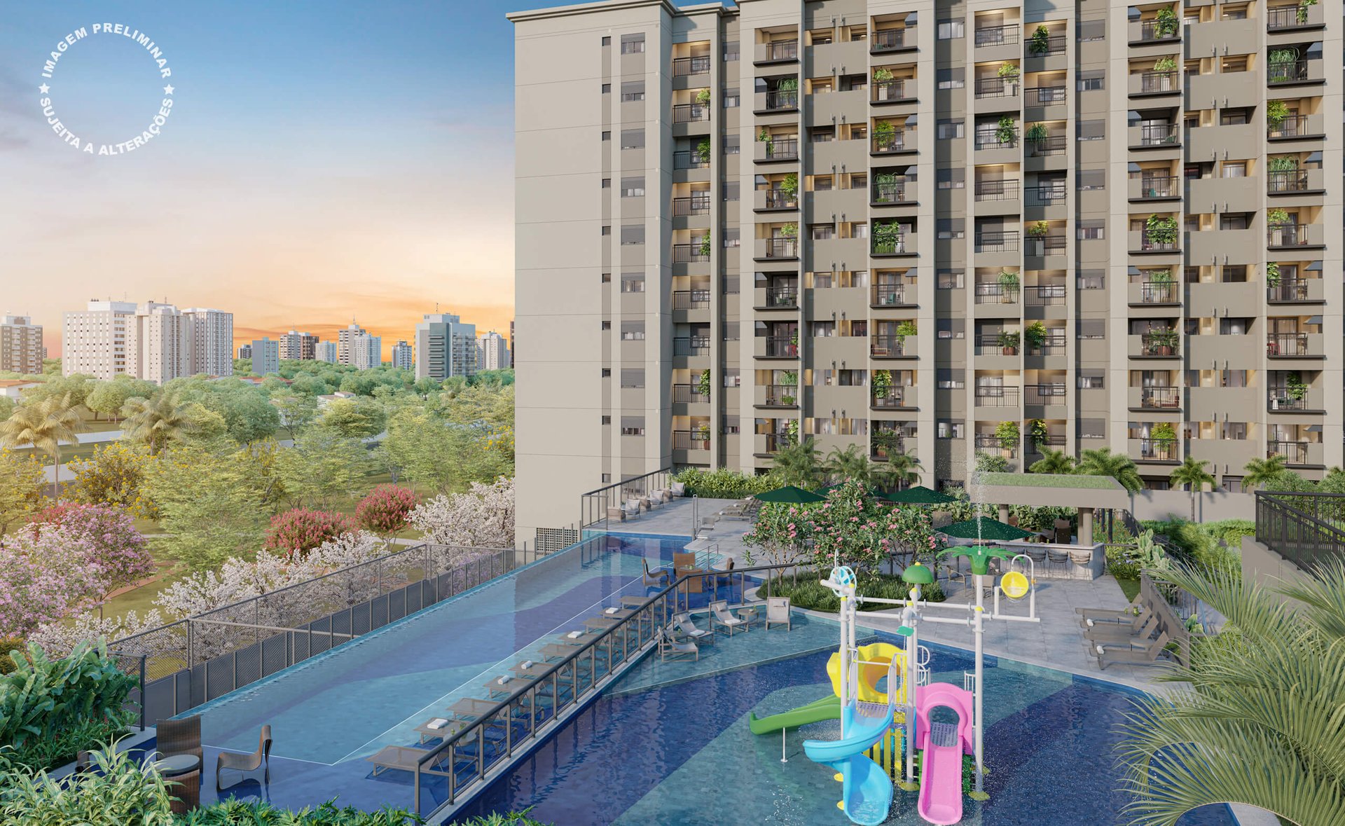 an abstract photo of a curved building with a blue sky in the background