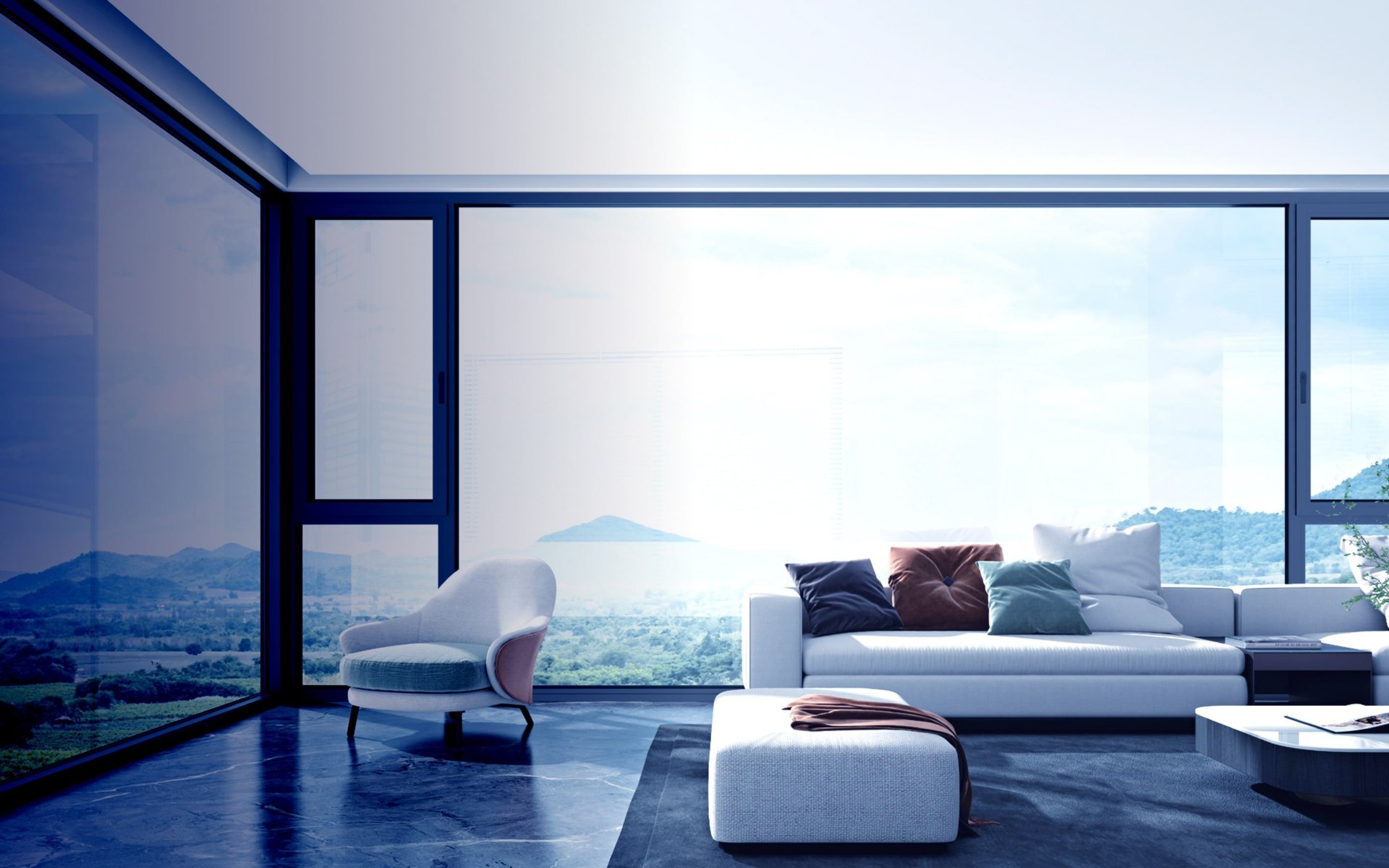 black blue and yellow textile