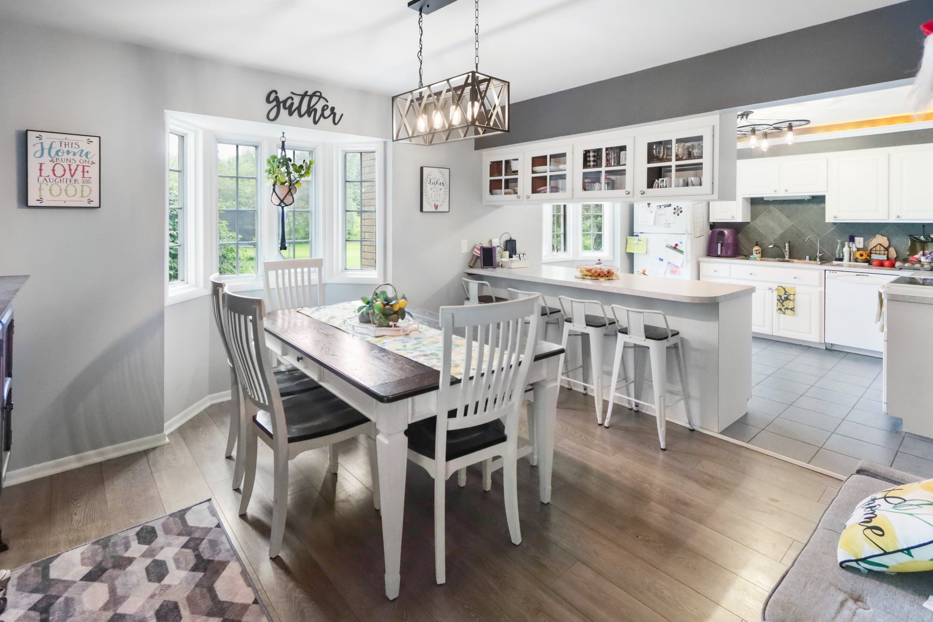 an abstract photo of a curved building with a blue sky in the background