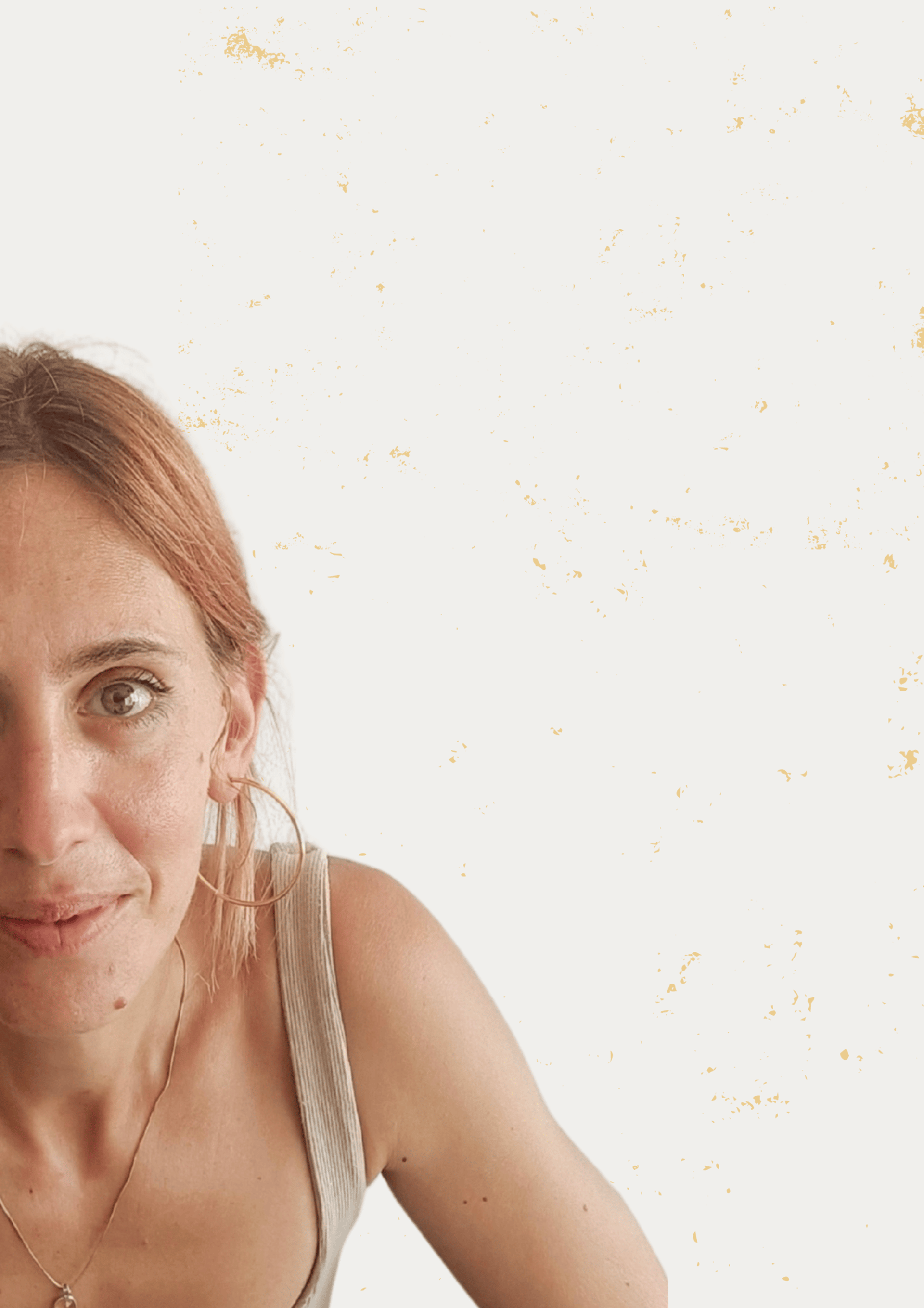 Retrato de la autora en Sin H, blog personal