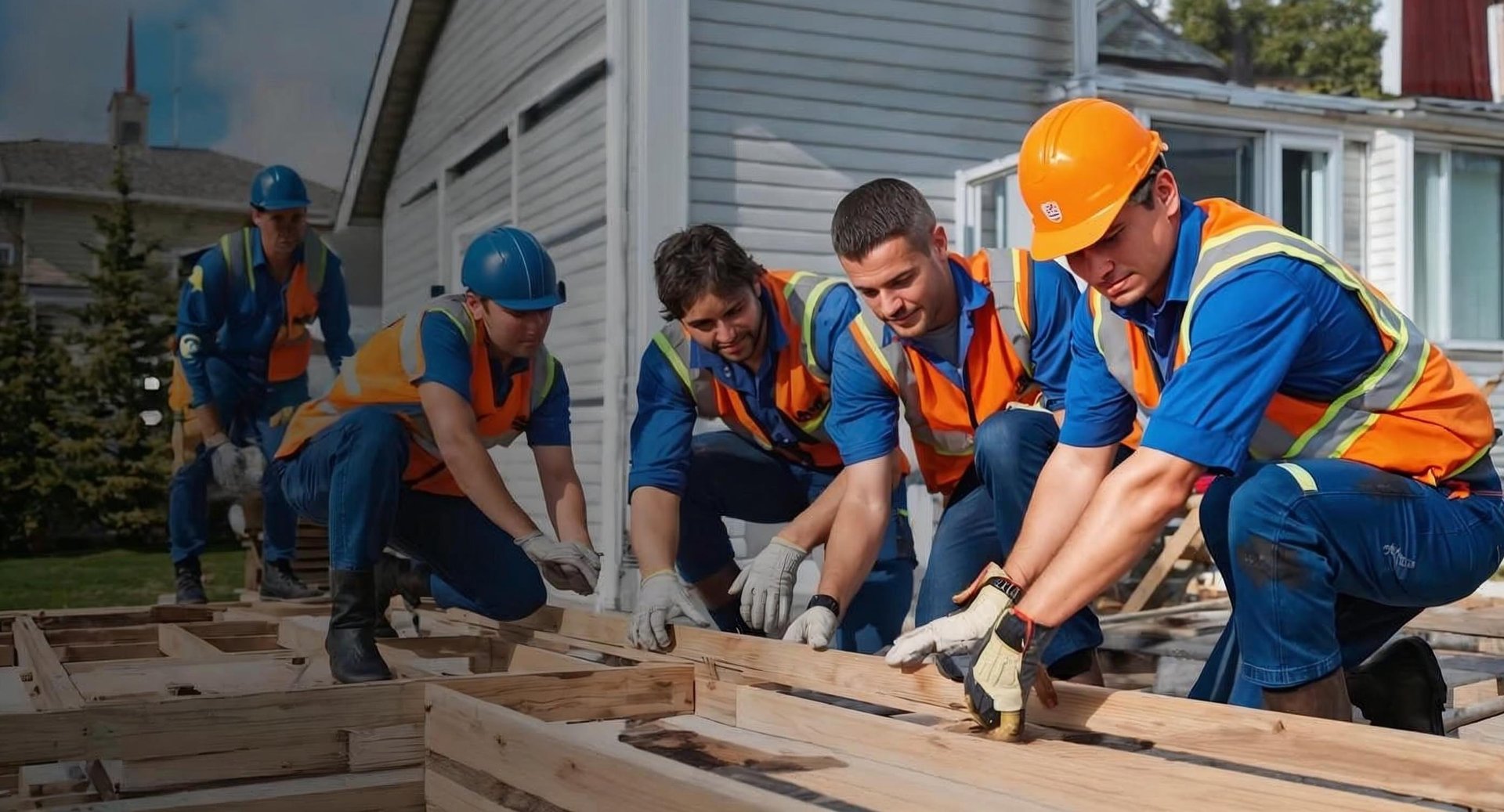 a man painting a wall with a paint roller
