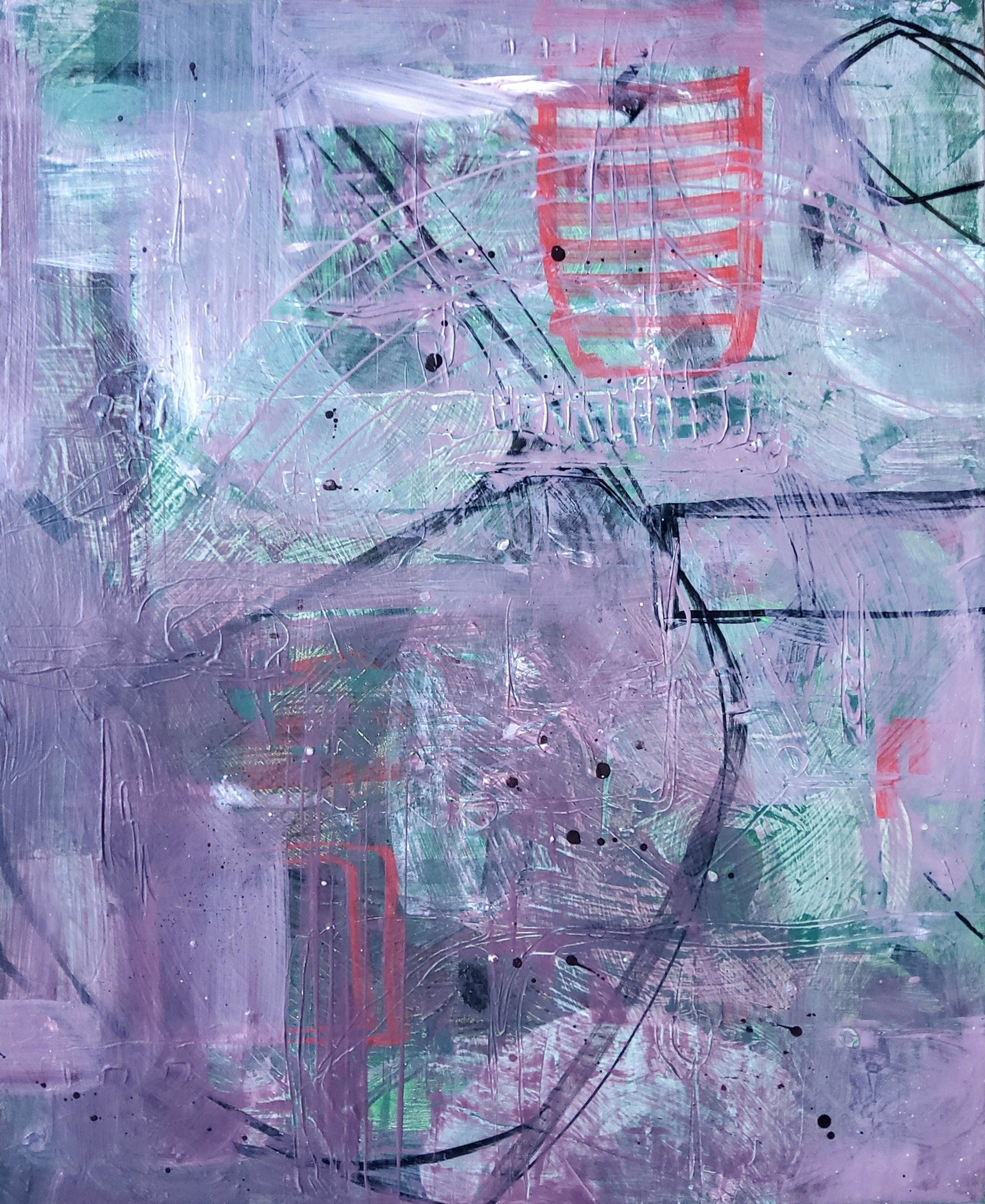 an abstract photo of a curved building with a blue sky in the background