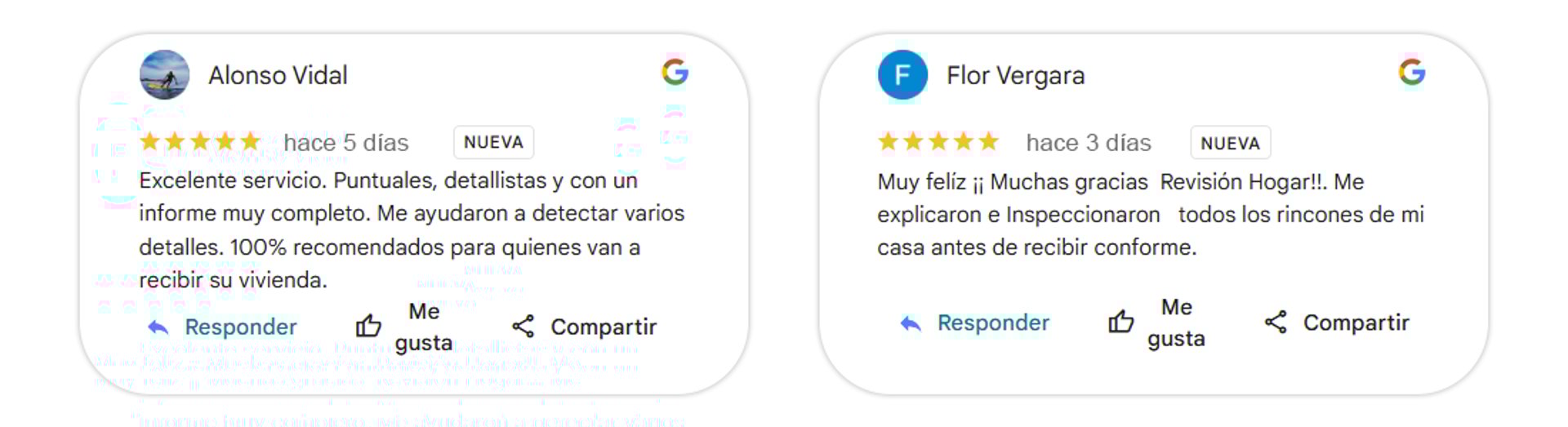 Testimonios Rev Hogar Opiniones Google Inspección de Propiedades Talca Región del Maule