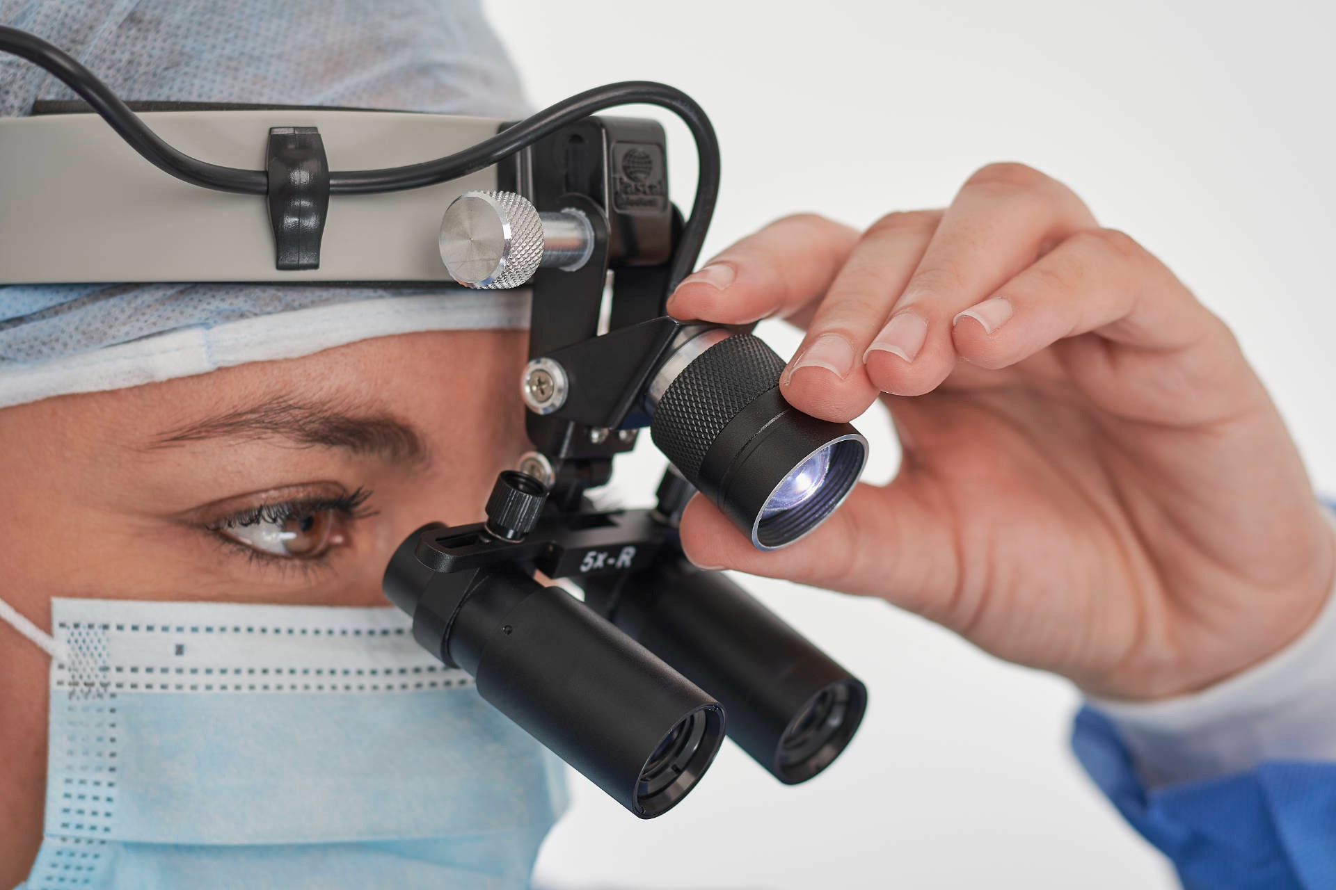 Lupas médicas en uso