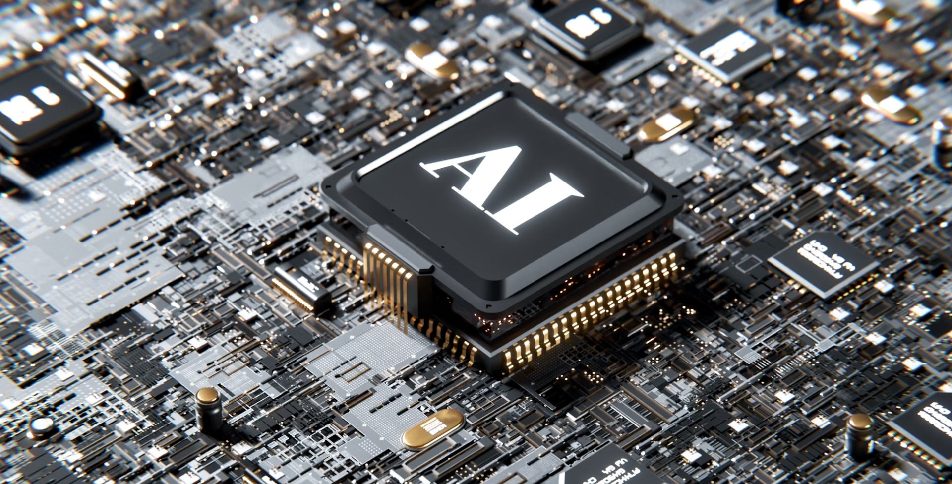 a computer chip with the letter a on top of it